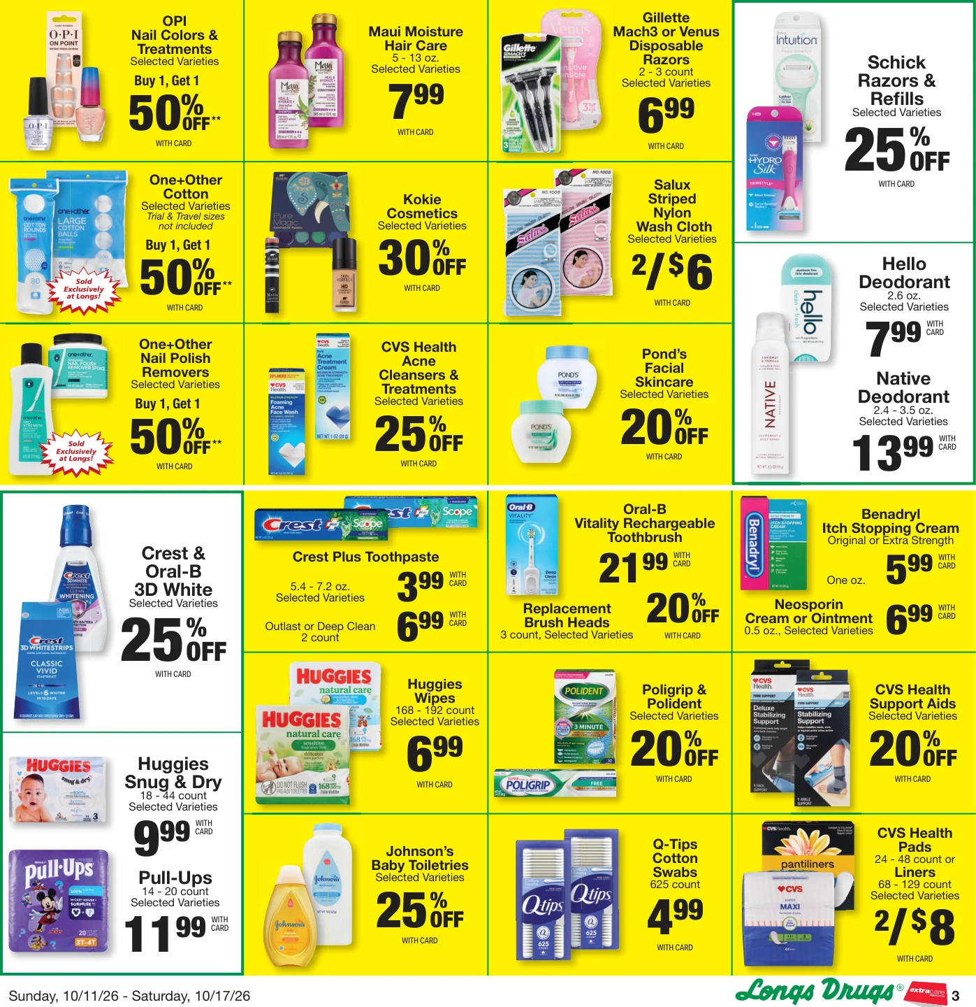 Longs Drugs Big Island - Kauai - Maui Weekly Ad - Page 3