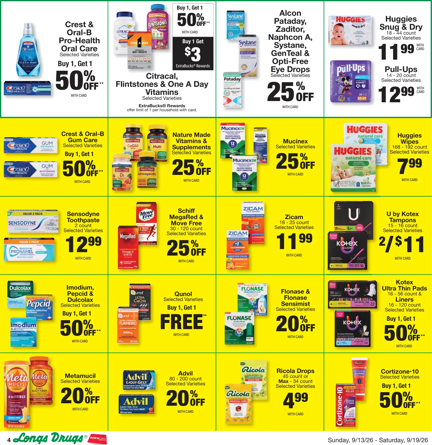 Longs Drugs Big Island - Kauai - Maui Weekly Ad - Page 4