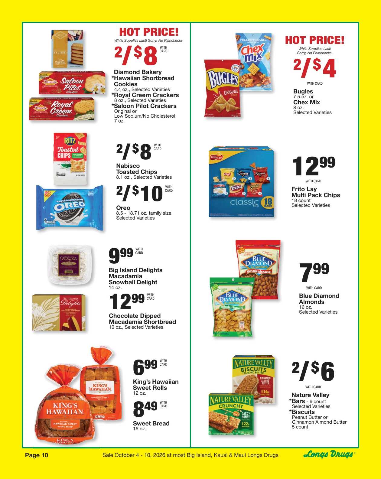 Longs Drugs Big Island - Kauai - Maui Weekly Ad - Page 10