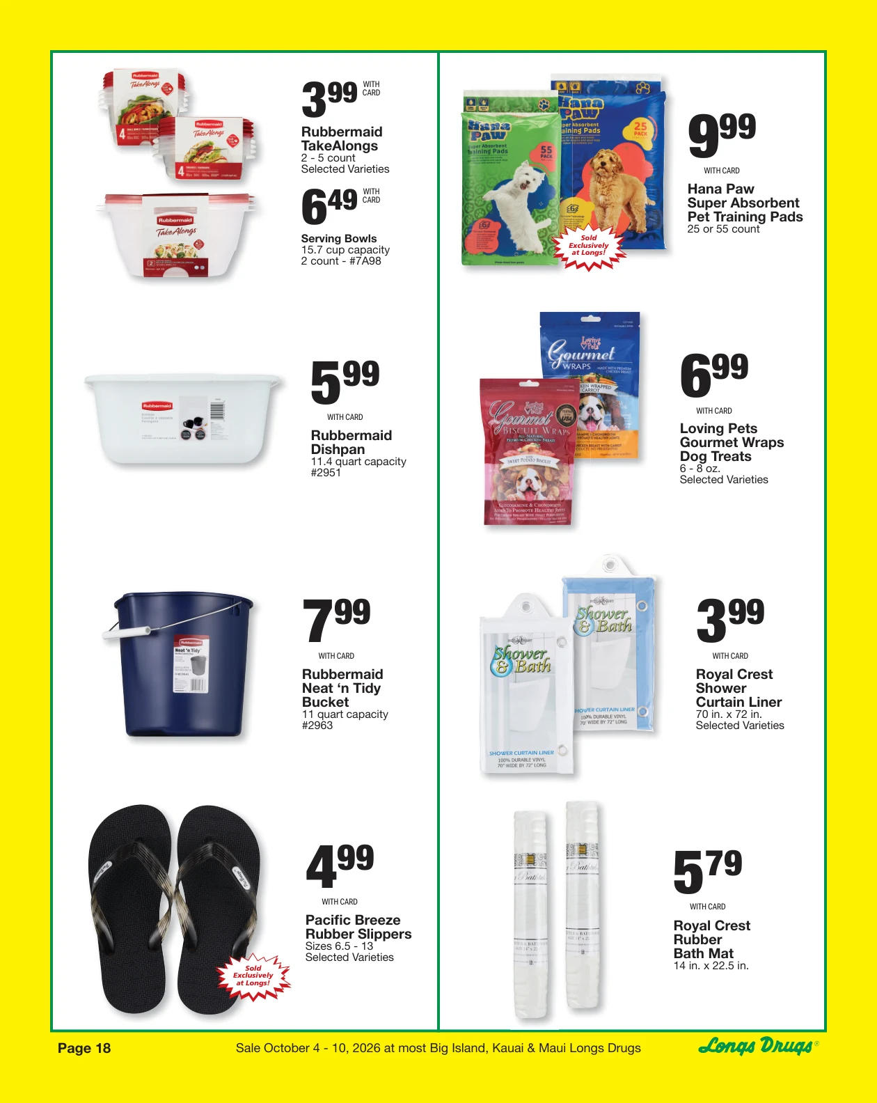 Longs Drugs Big Island - Kauai - Maui Weekly Ad - Page 18