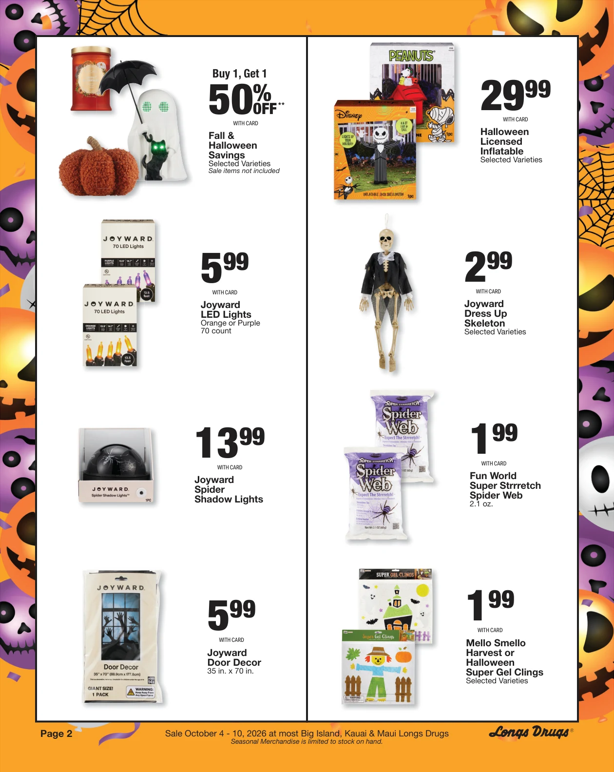 Longs Drugs Big Island - Kauai - Maui Weekly Ad - Page 2