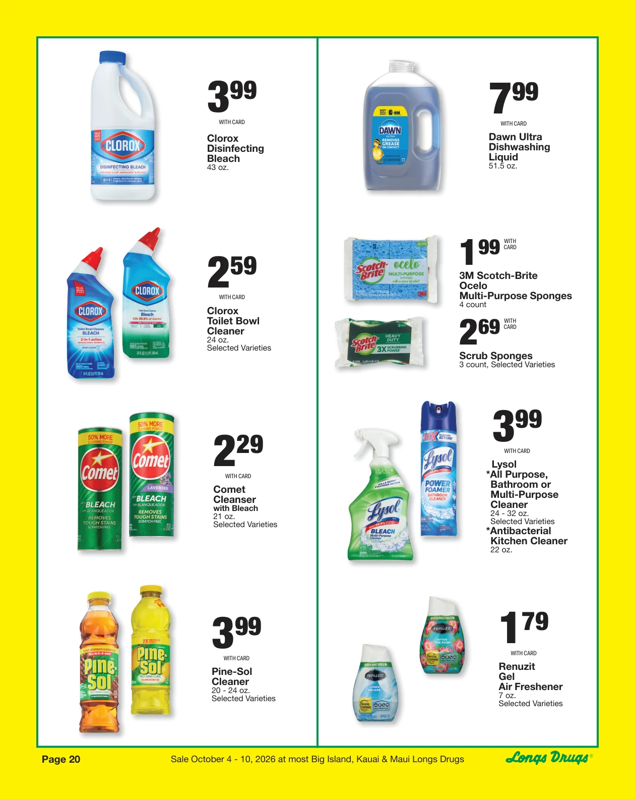 Longs Drugs Big Island - Kauai - Maui Weekly Ad - Page 20