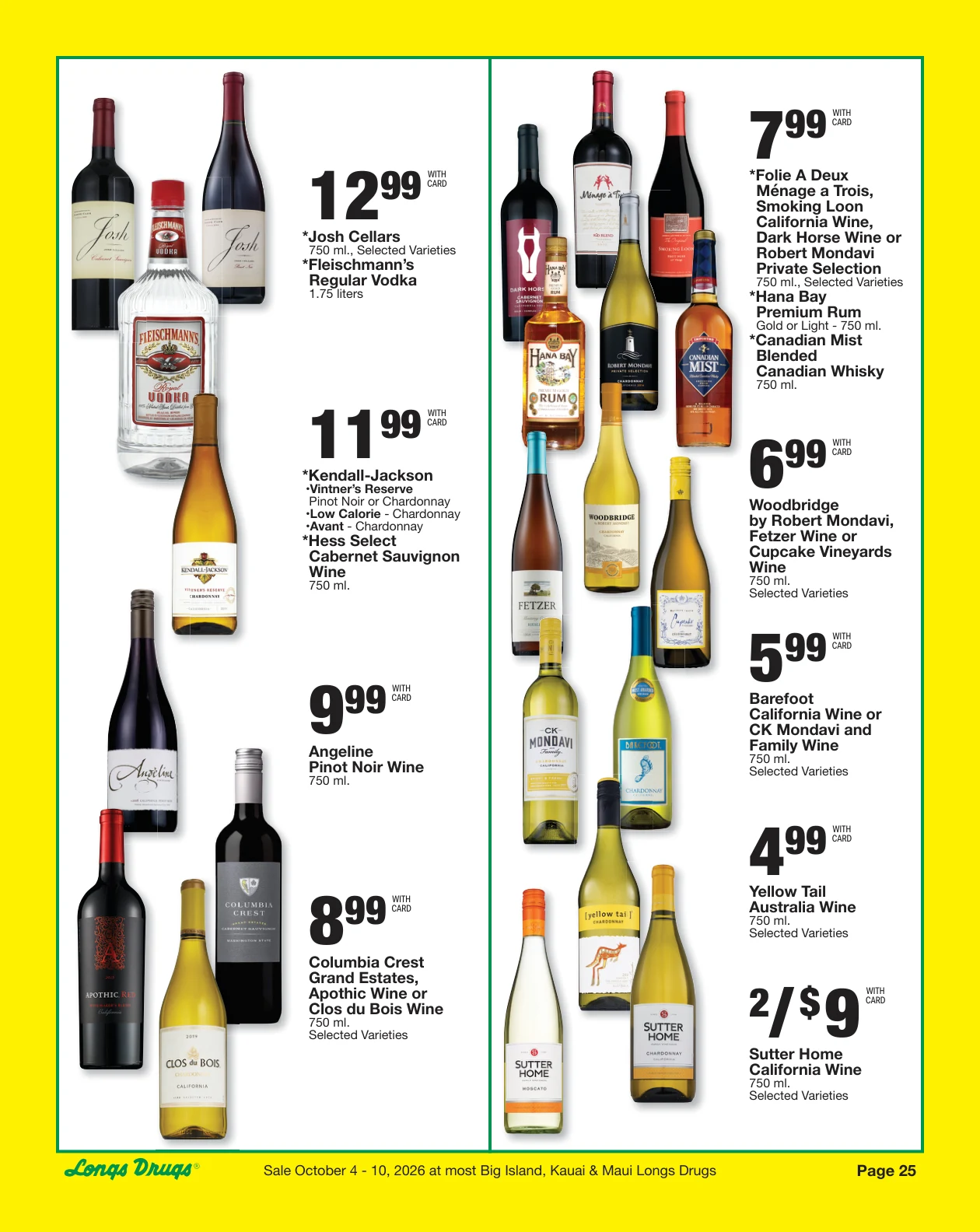 Longs Drugs Big Island - Kauai - Maui Weekly Ad - Page 25