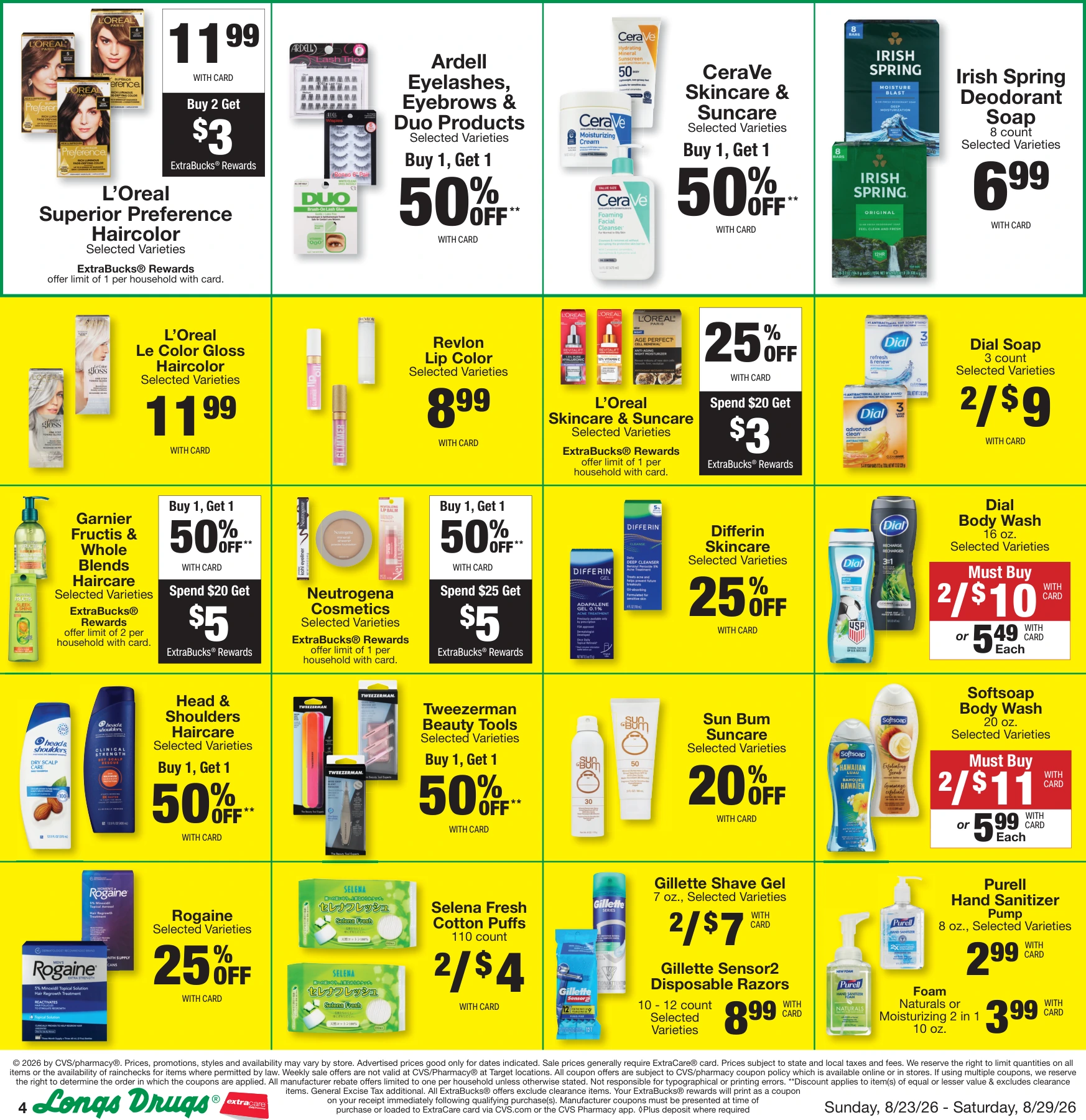 Longs Drugs Big Island - Kauai - Maui Weekly Ad - Page 4