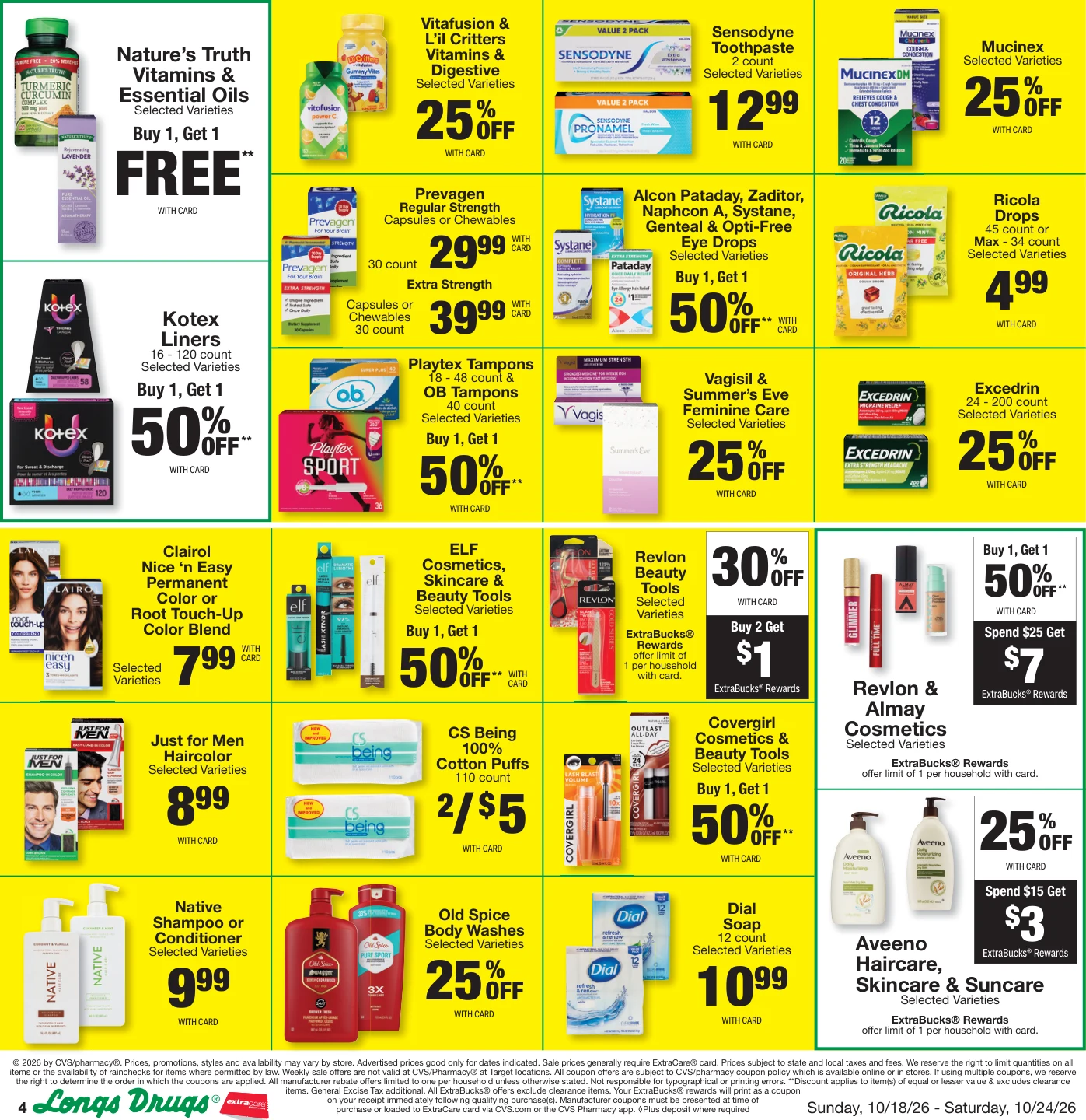 Longs Drugs Big Island - Kauai - Maui Weekly Ad - Page 4