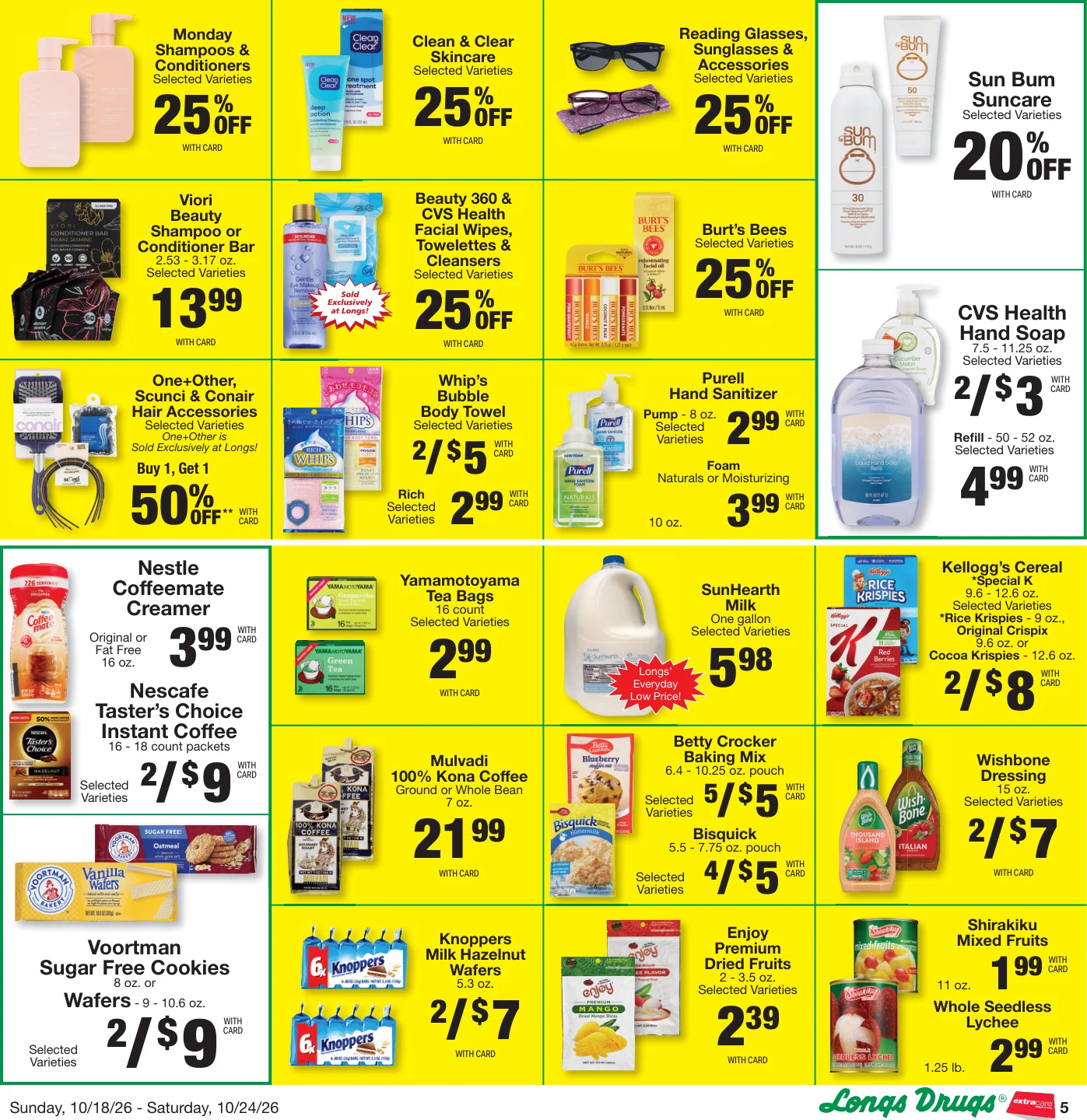 Longs Drugs Big Island - Kauai - Maui Weekly Ad - Page 5