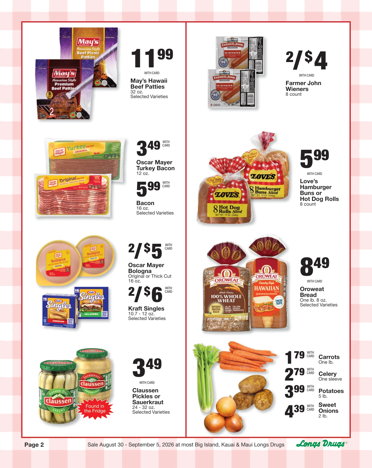 Longs Drugs Big Island - Kauai - Maui Weekly Ad - Page 2