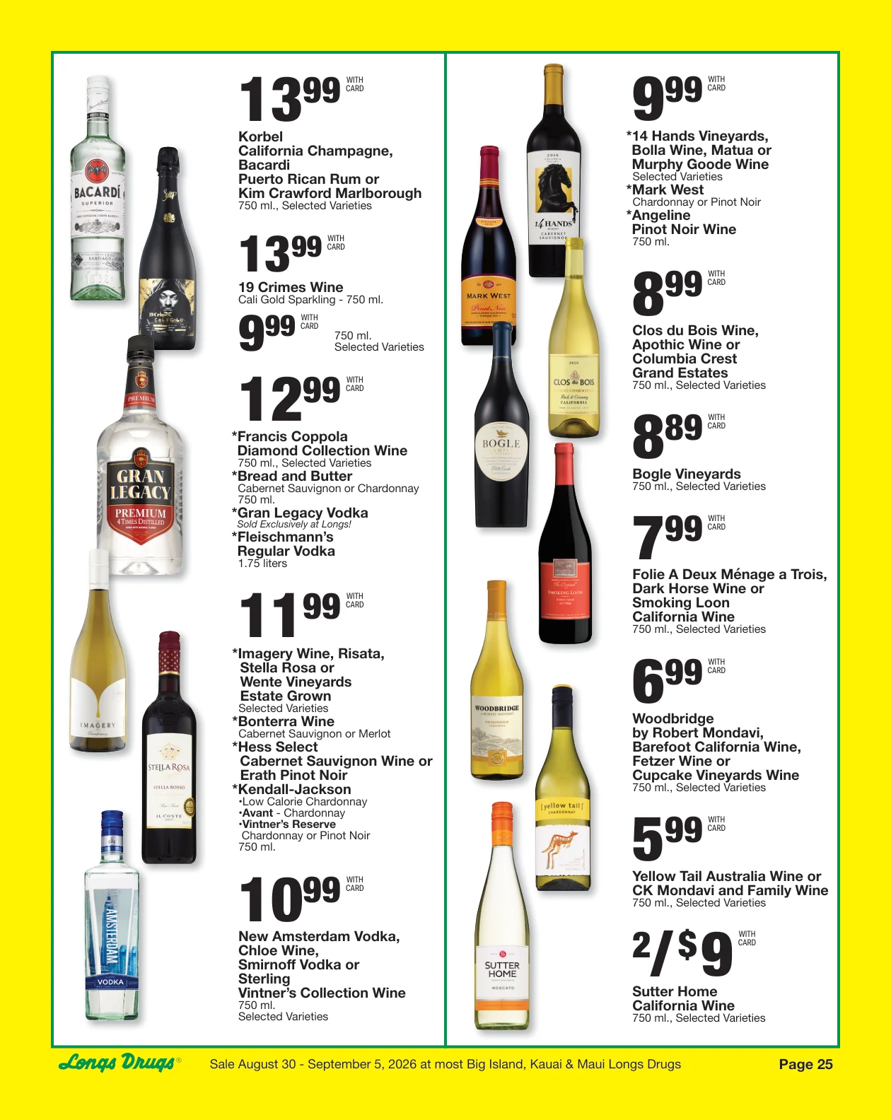 Longs Drugs Big Island - Kauai - Maui Weekly Ad - Page 25