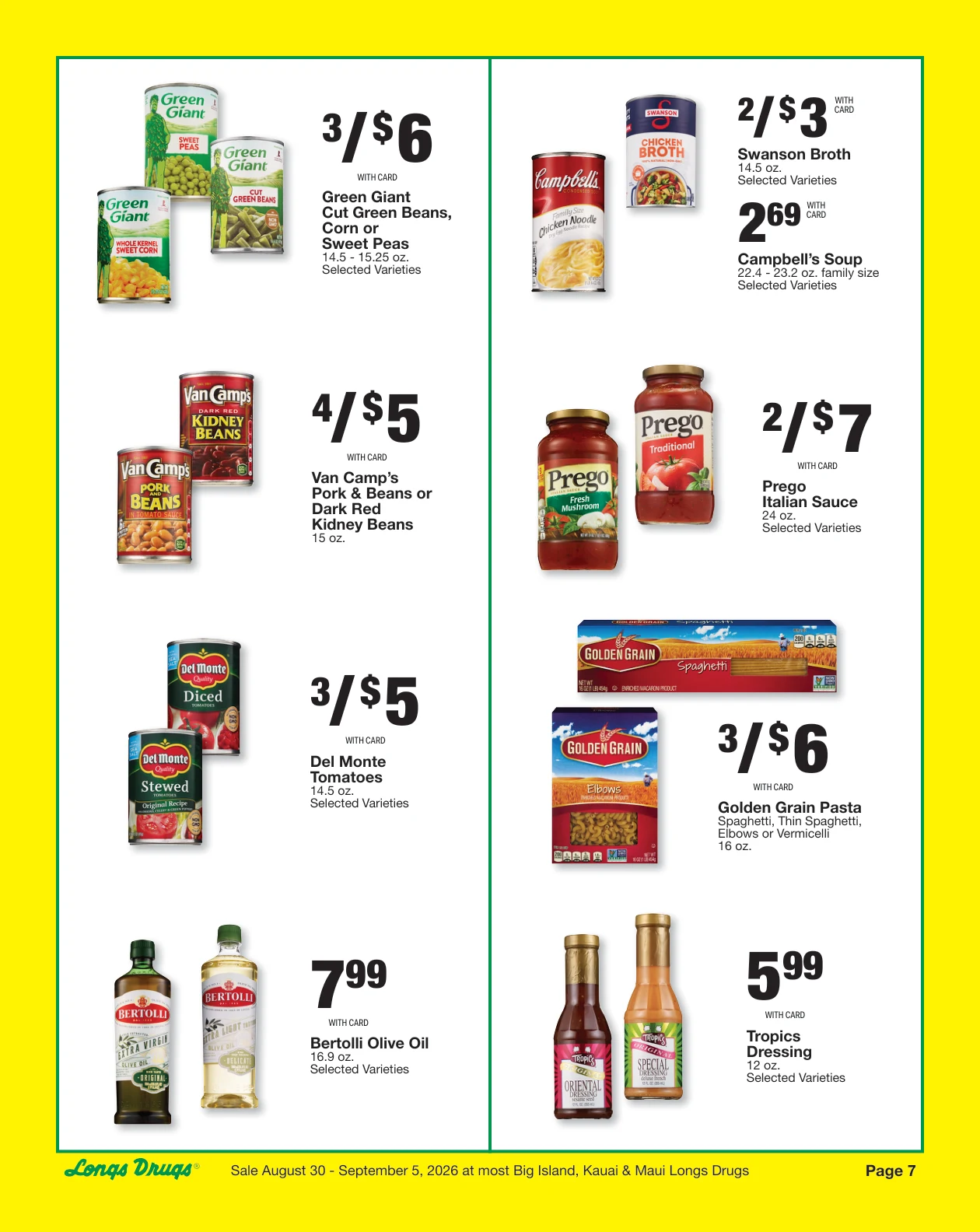 Longs Drugs Big Island - Kauai - Maui Weekly Ad - Page 7