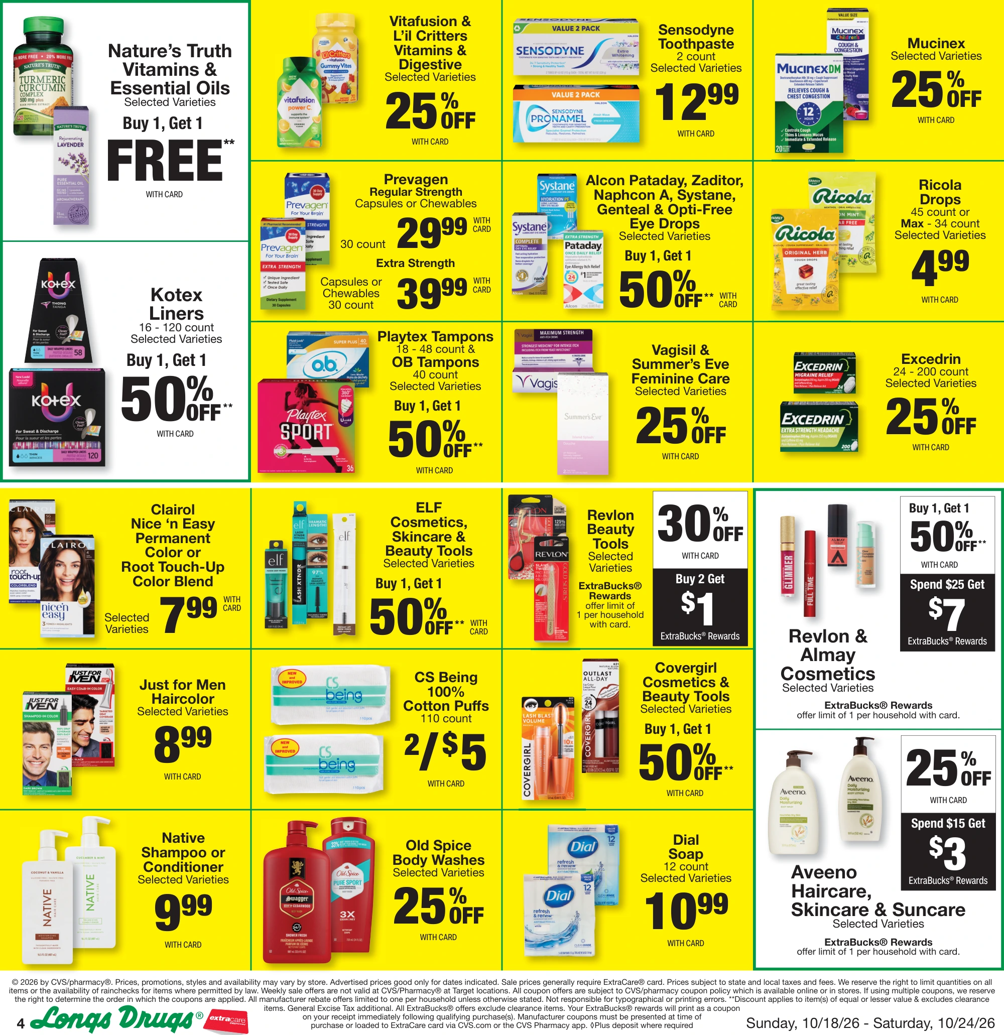 Longs Drugs Big Island - Kauai - Maui Weekly Ad - Page 4