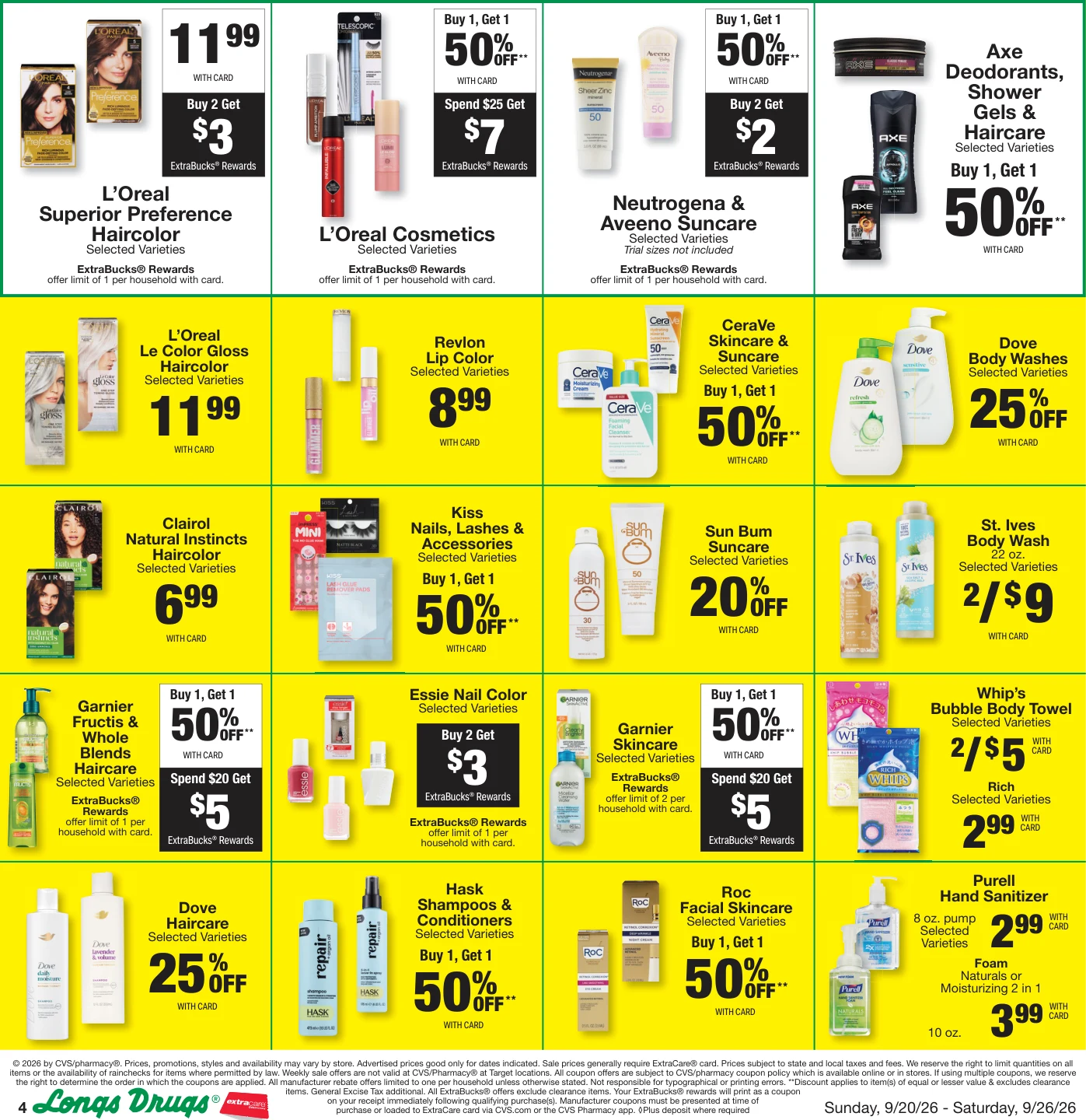 Longs Drugs Big Island - Kauai - Maui Weekly Ad - Page 4