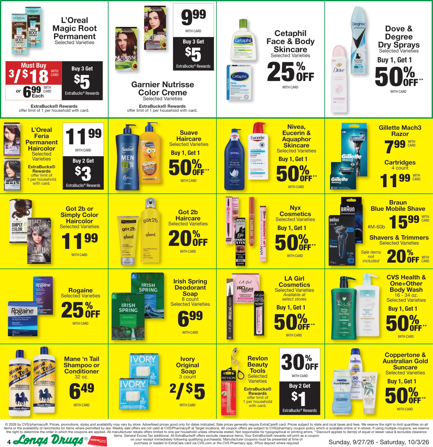 Longs Drugs Big Island - Kauai - Maui Weekly Ad - Page 4