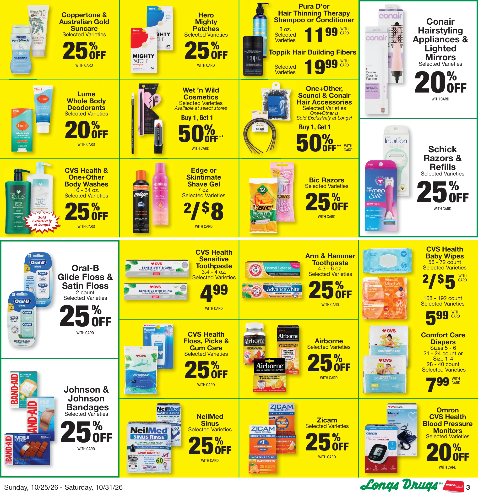 Longs Drugs Big Island - Kauai - Maui Weekly Ad - Page 3
