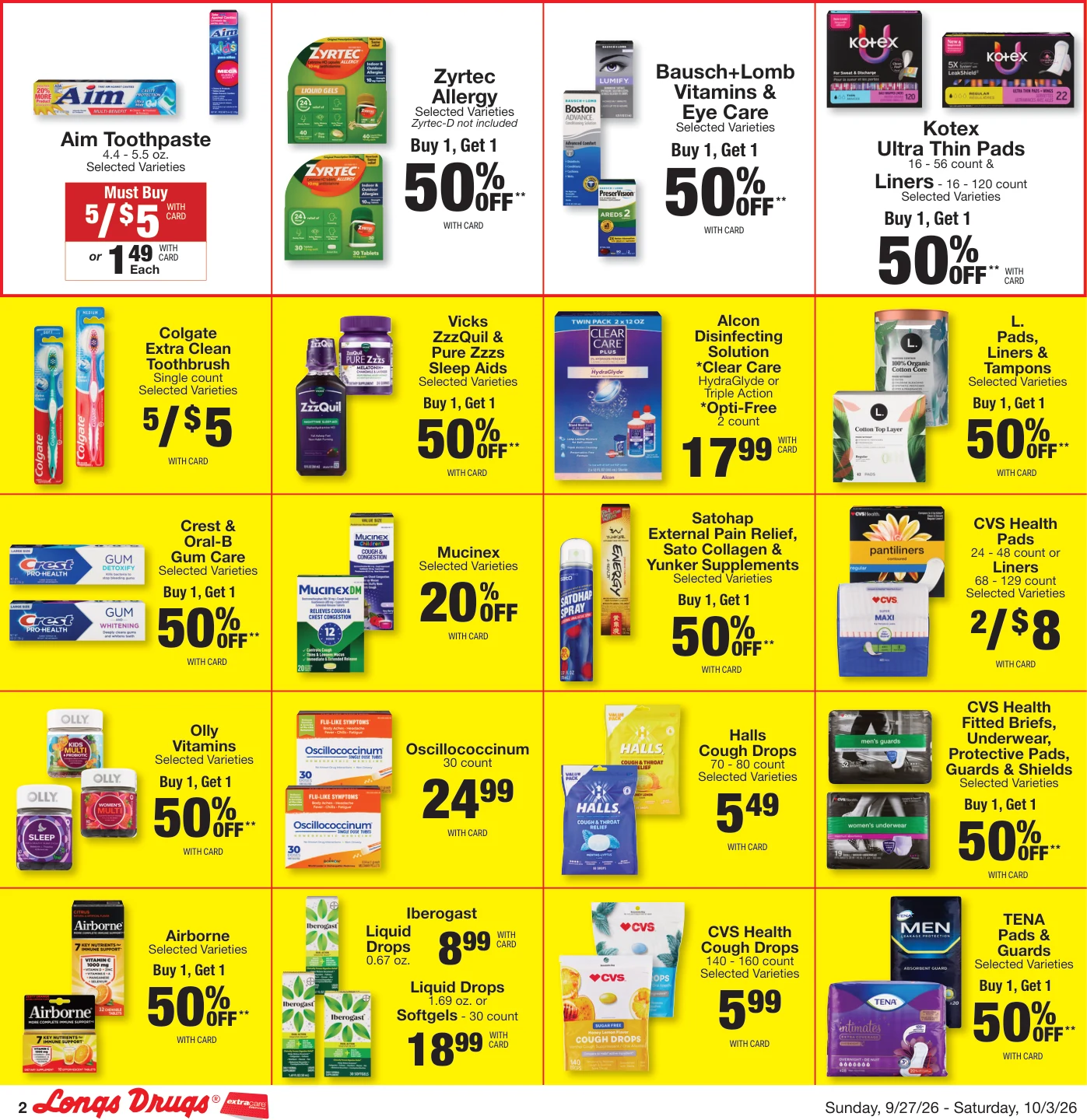 Longs Drugs Oahu Weekly Ad - Page 2