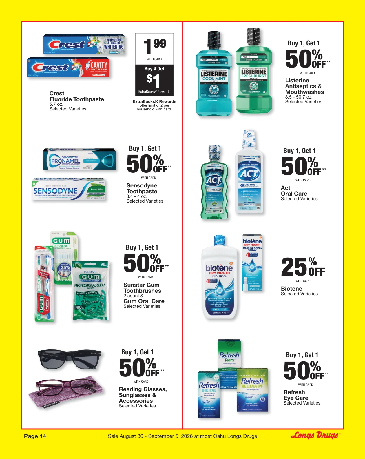 Longs Drugs Oahu Weekly Ad - Page 14