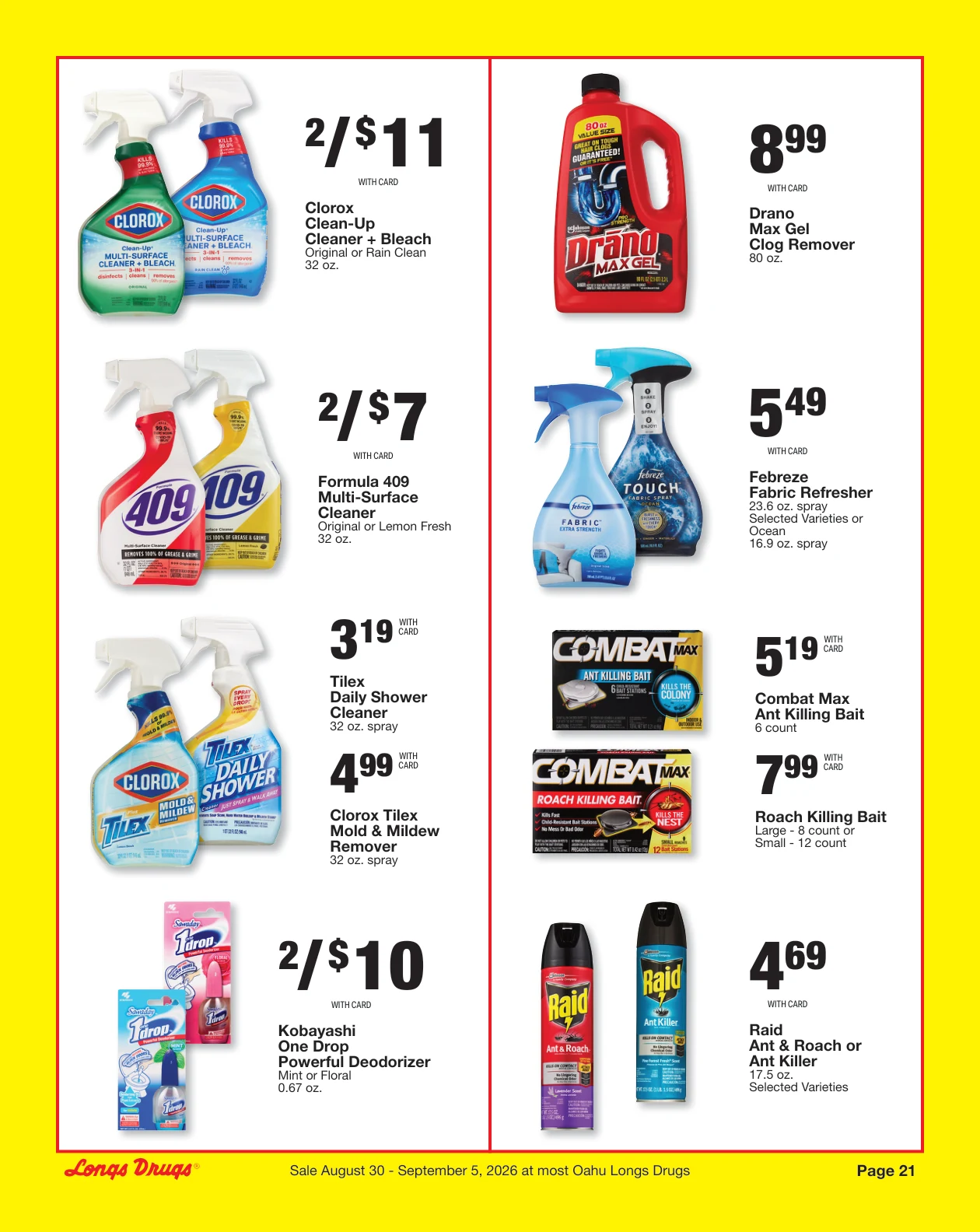 Longs Drugs Oahu Weekly Ad - Page 21
