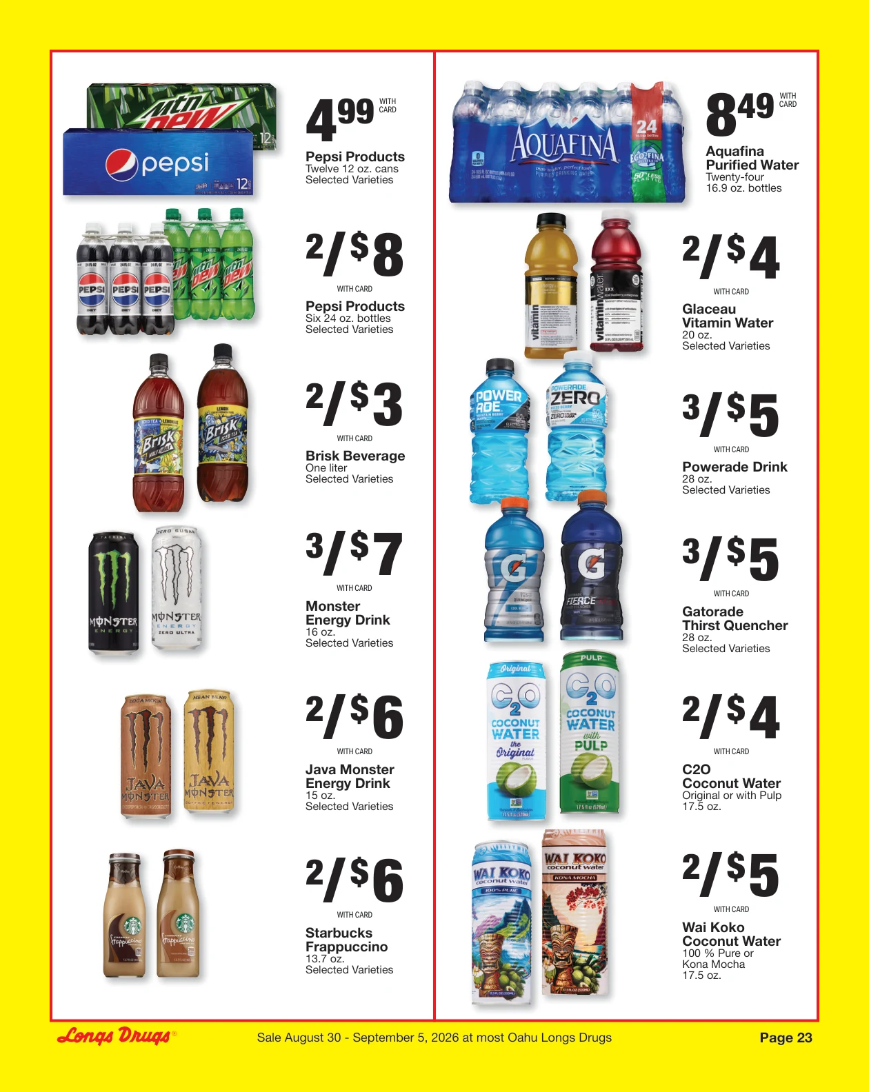 Longs Drugs Oahu Weekly Ad - Page 23