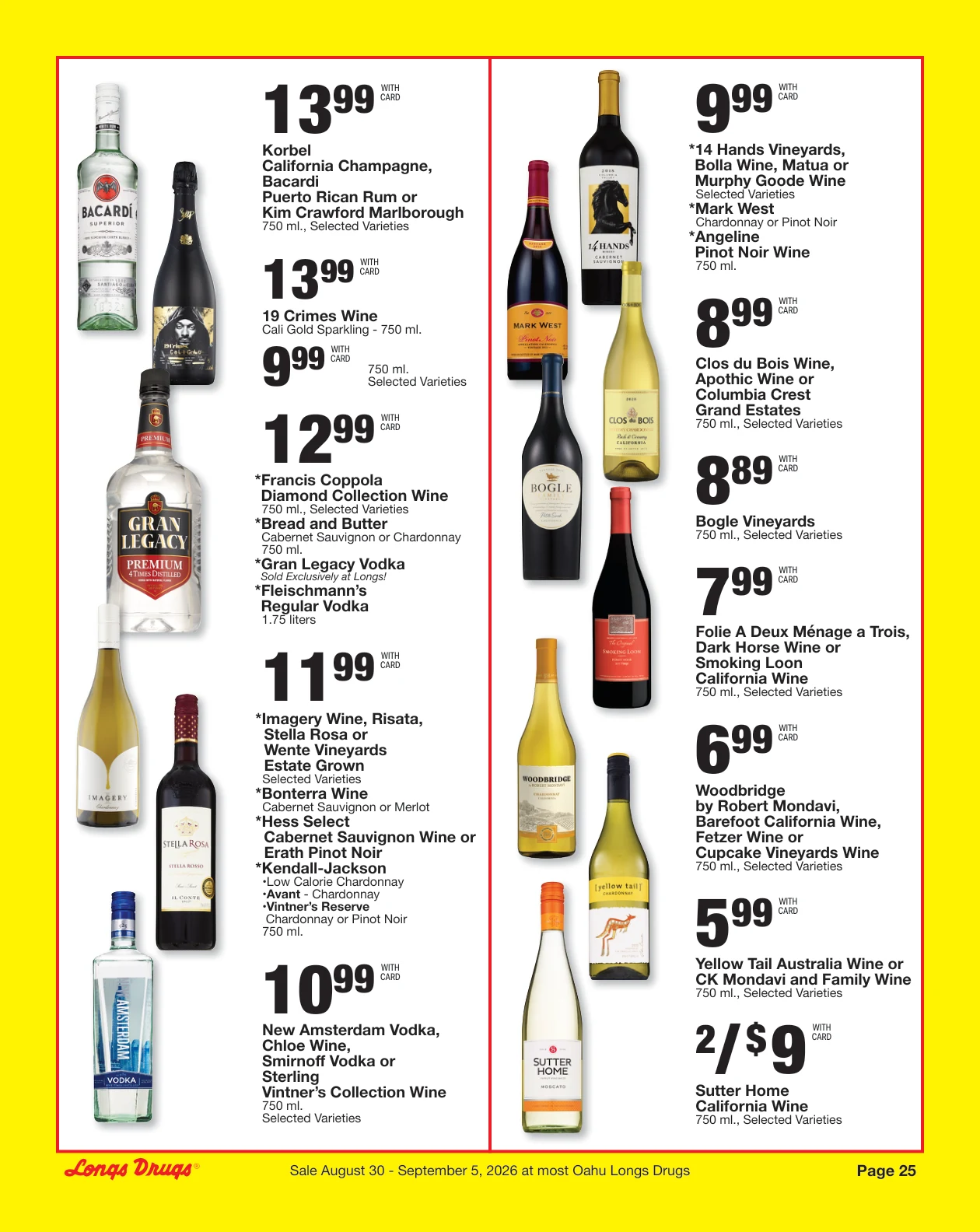 Longs Drugs Oahu Weekly Ad - Page 25
