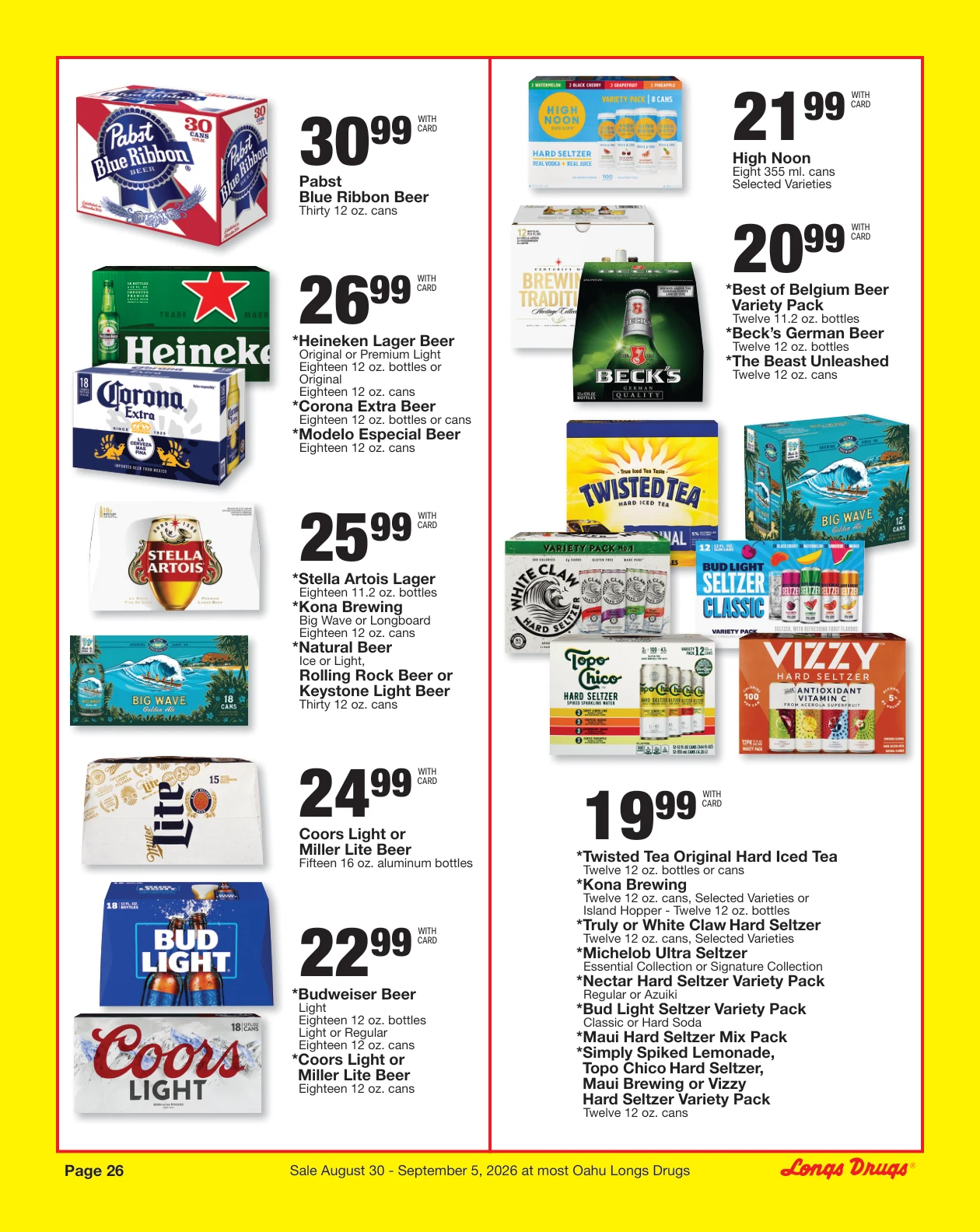 Longs Drugs Oahu Weekly Ad - Page 26