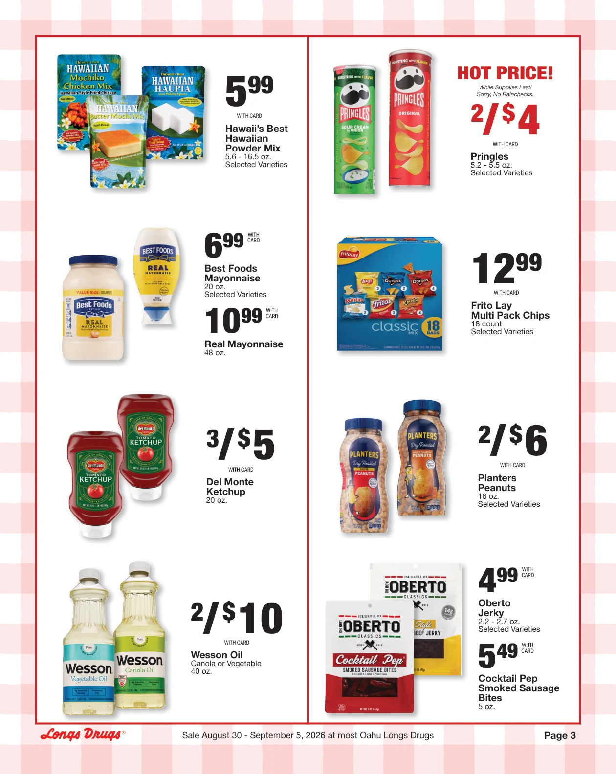 Longs Drugs Oahu Weekly Ad - Page 3