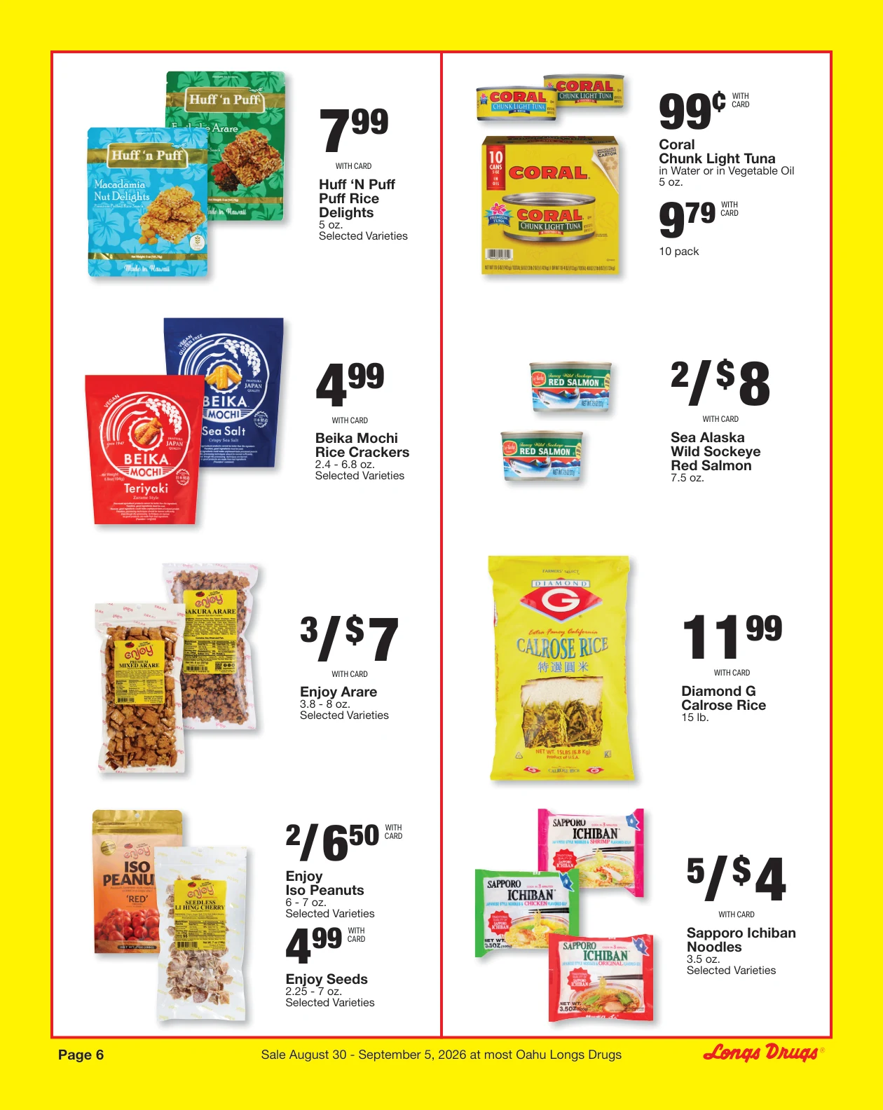 Longs Drugs Oahu Weekly Ad - Page 6