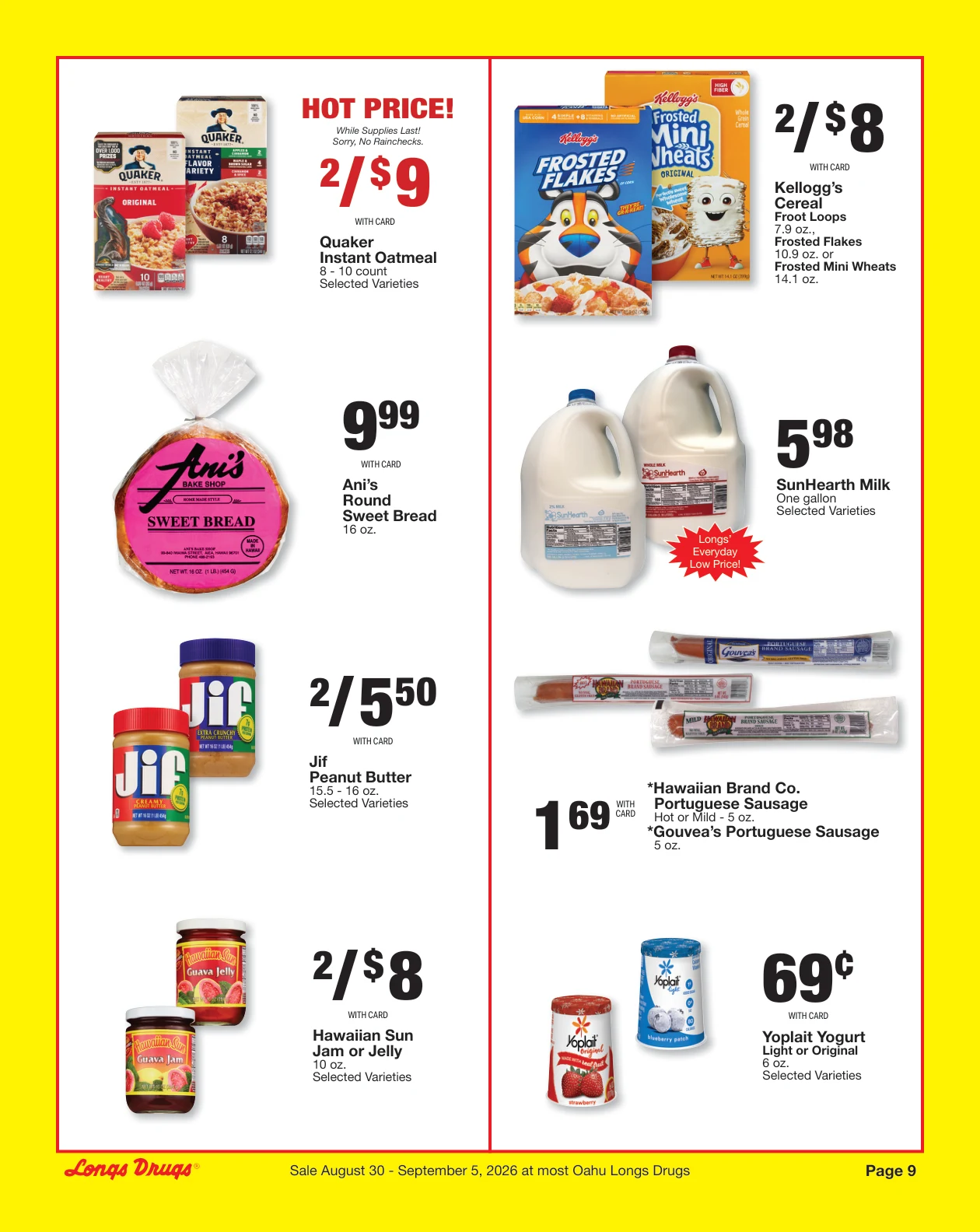 Longs Drugs Oahu Weekly Ad - Page 9
