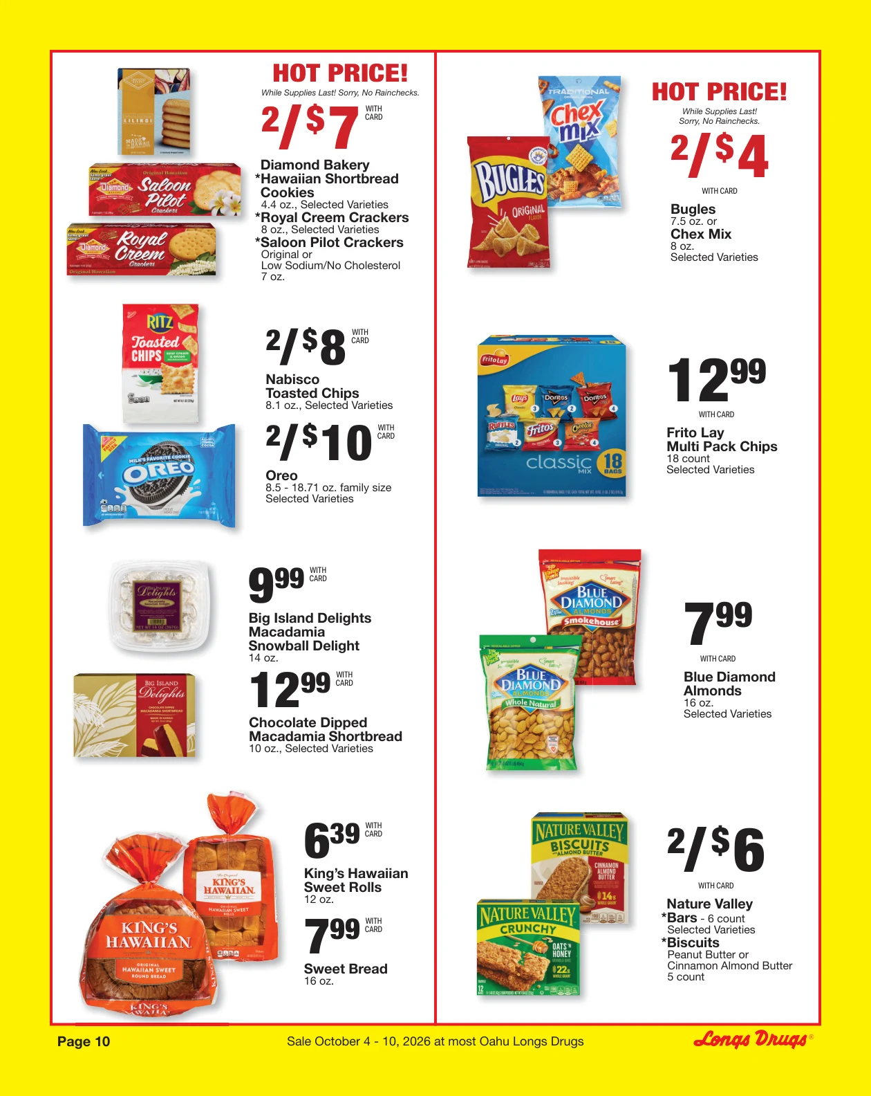 Longs Drugs Oahu Weekly Ad - Page 10