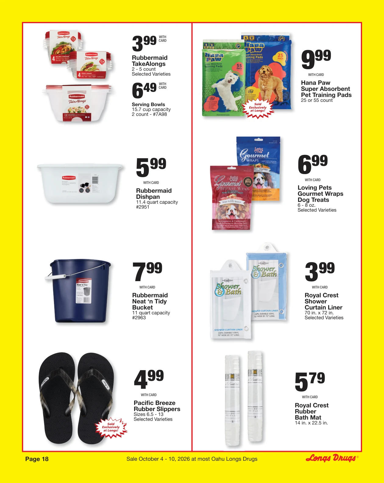 Longs Drugs Oahu Weekly Ad - Page 18