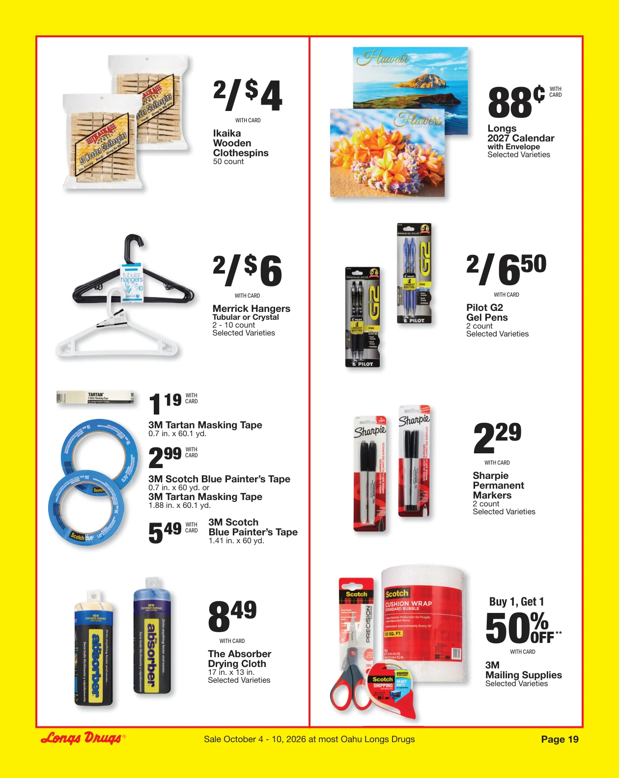 Longs Drugs Oahu Weekly Ad - Page 19