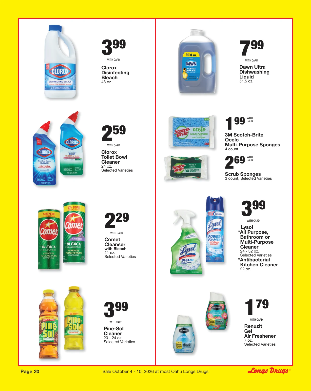 Longs Drugs Oahu Weekly Ad - Page 20