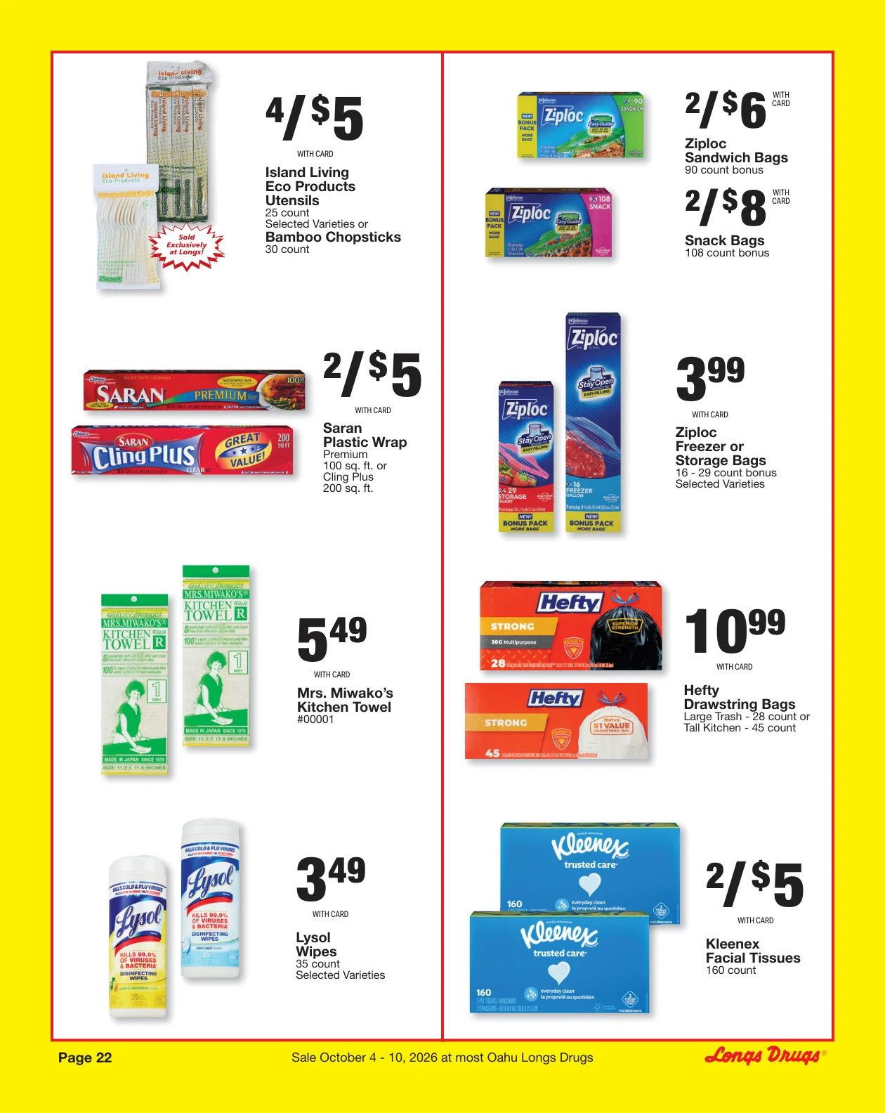 Longs Drugs Oahu Weekly Ad - Page 22
