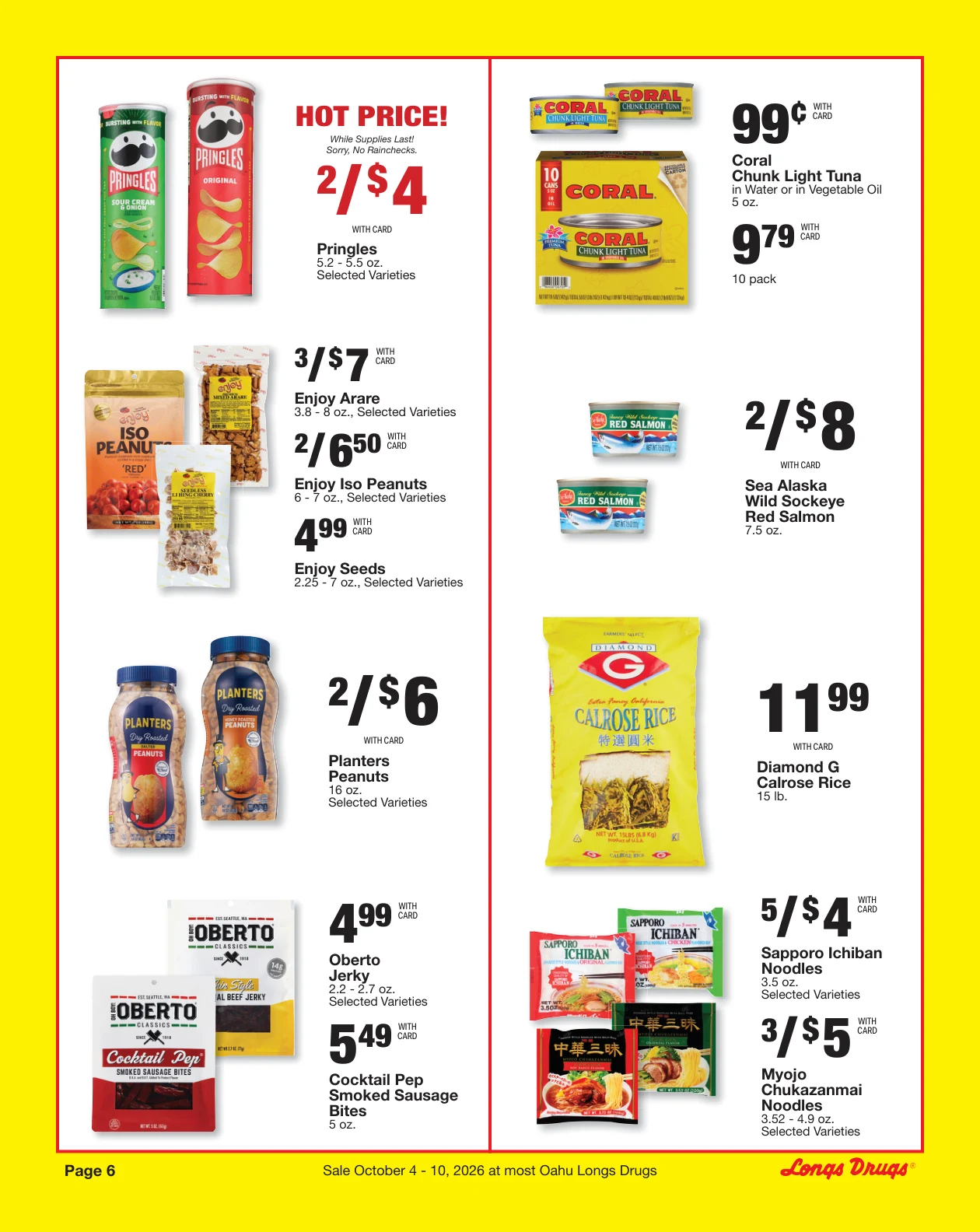 Longs Drugs Oahu Weekly Ad - Page 6