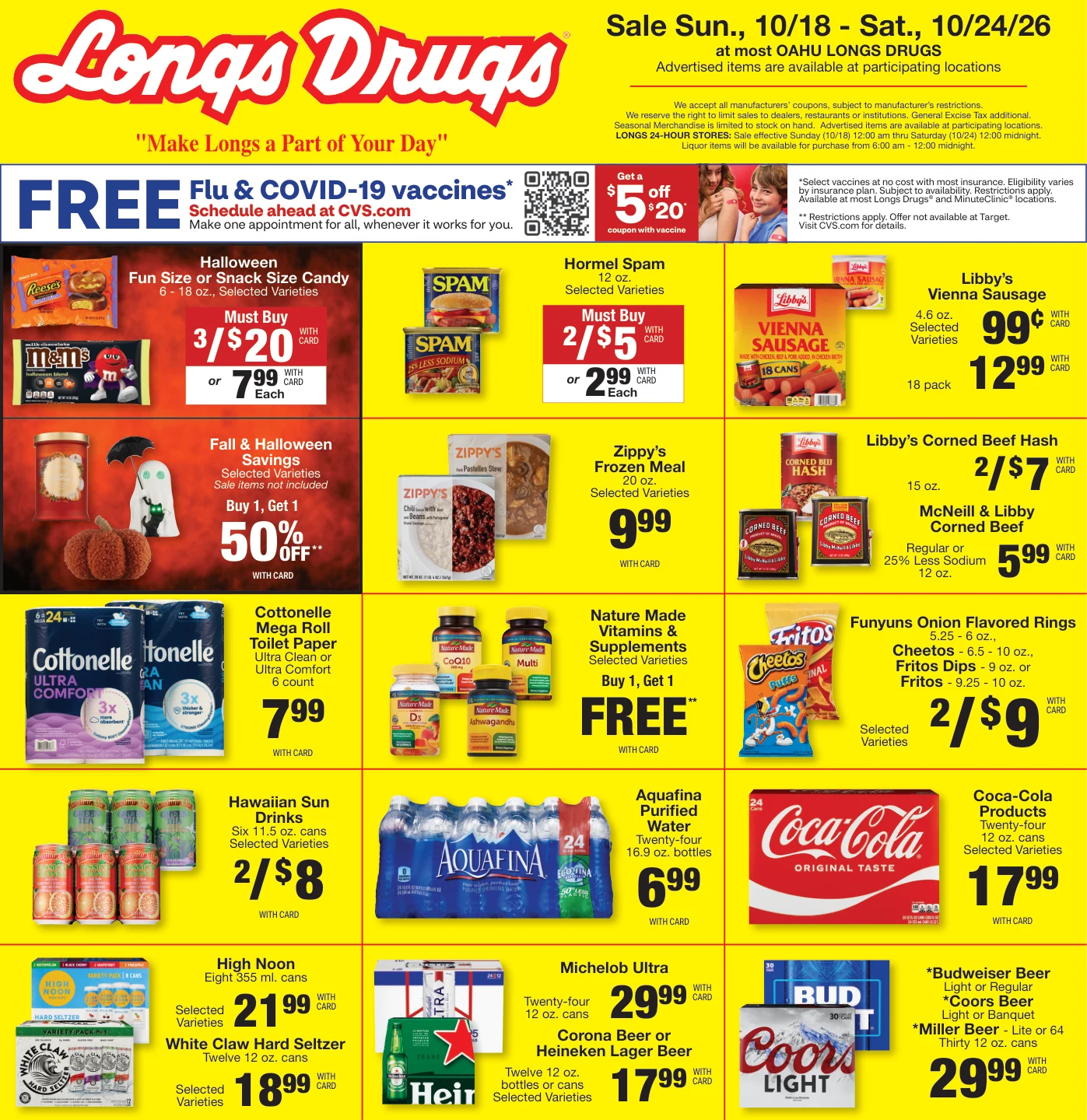 Longs Drugs Oahu Weekly Ad - Page 1
