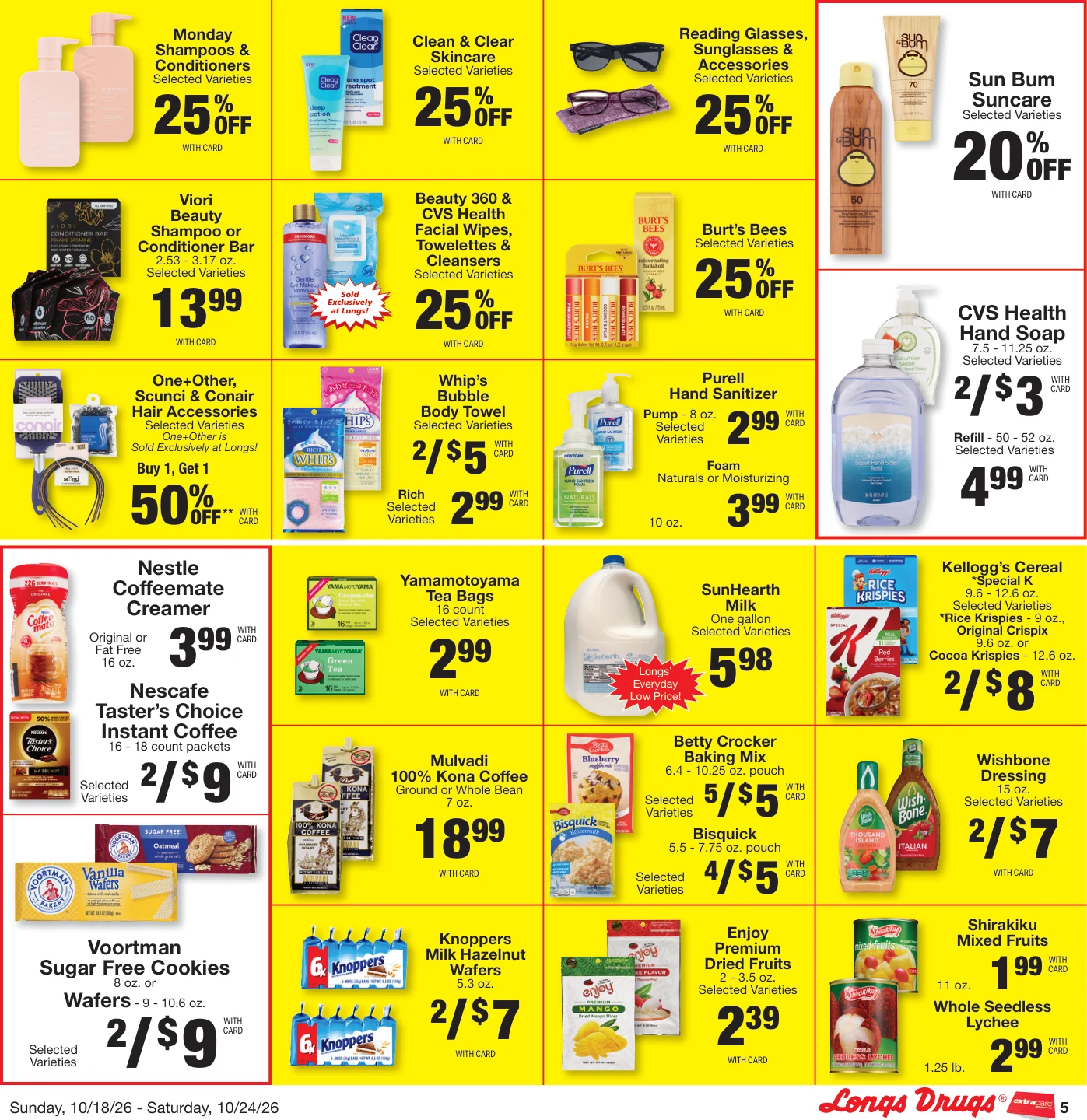 Longs Drugs Oahu Weekly Ad - Page 5