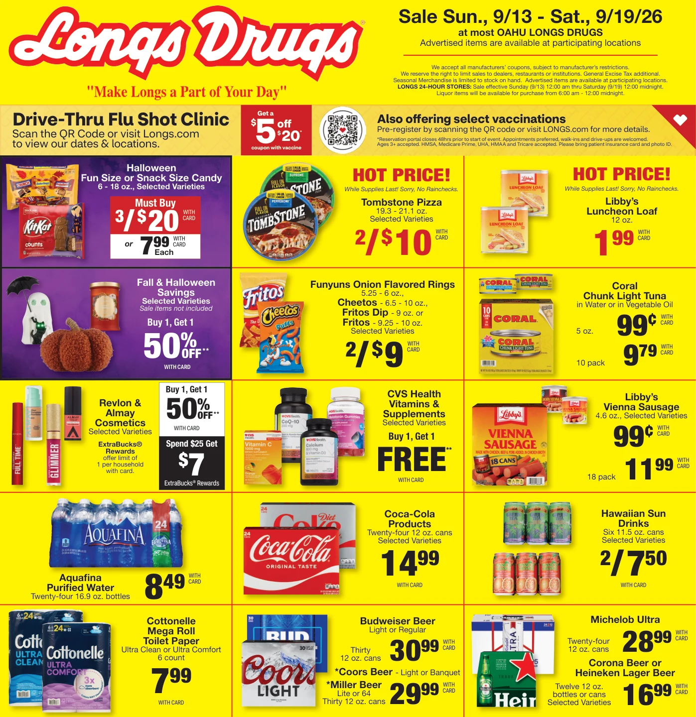 Longs Drugs Oahu Weekly Ad - Page 1