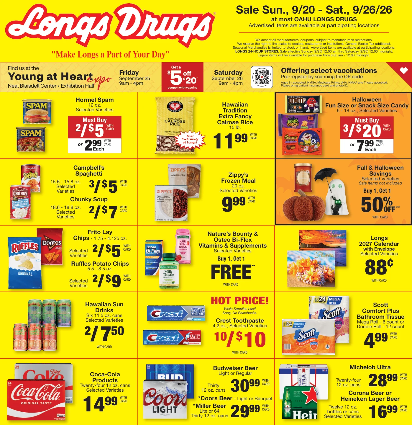 Longs Drugs Oahu Weekly Ad - Page 1