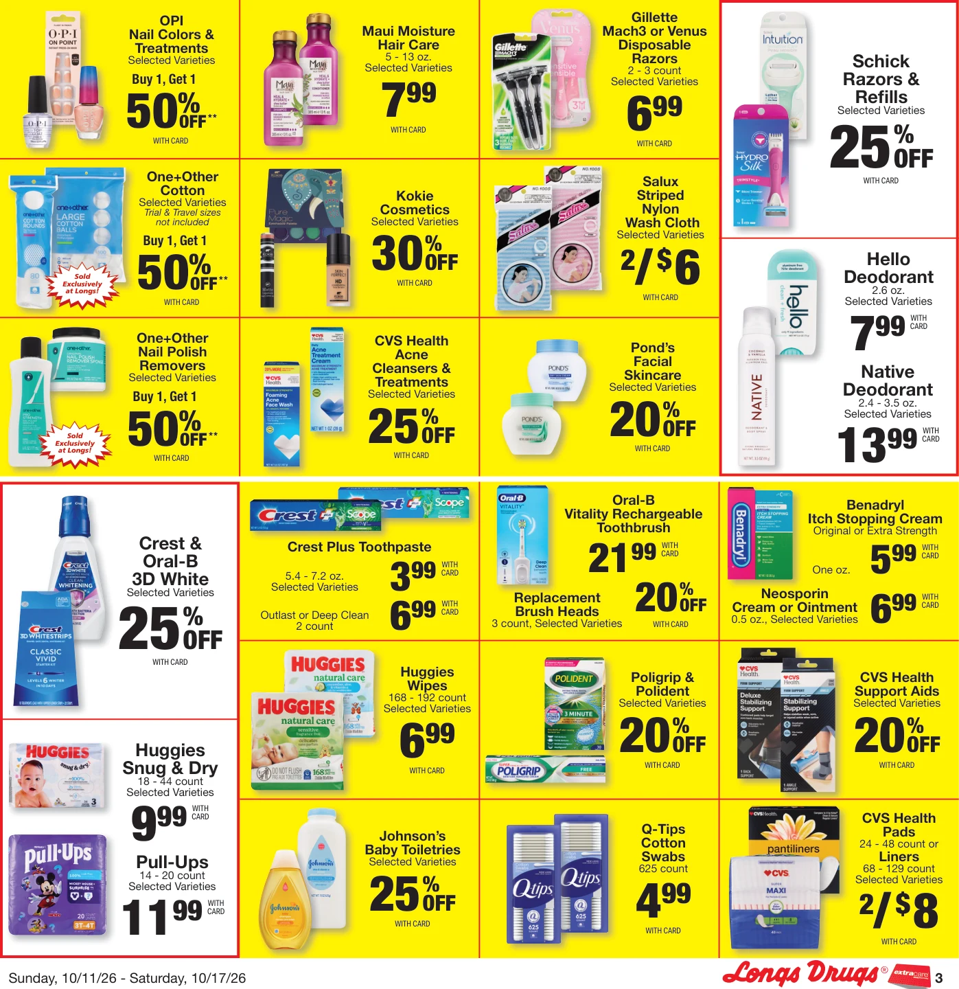 Longs Drugs Oahu Weekly Ad - Page 3