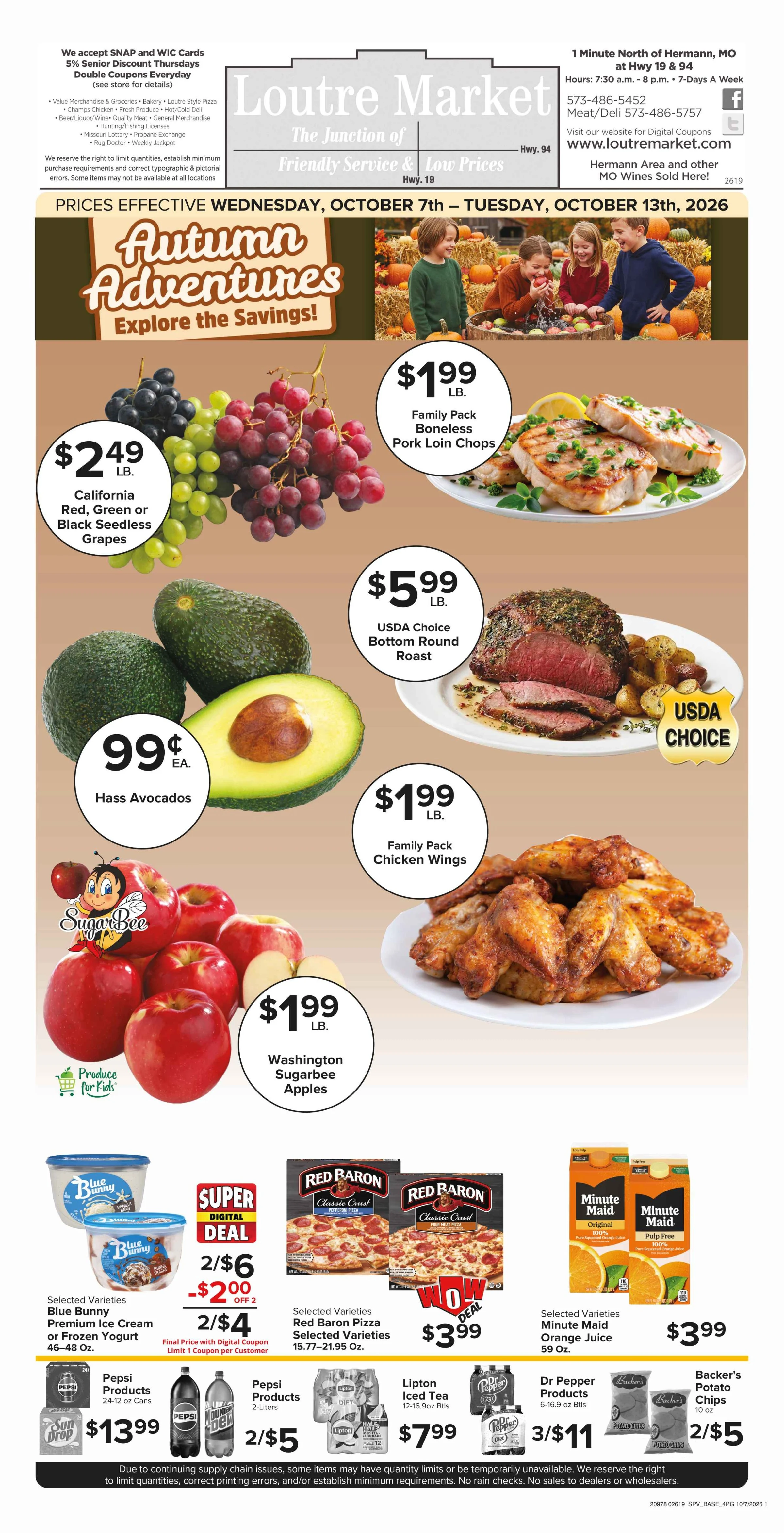 Loutre Market Weekly Ad - Page 1