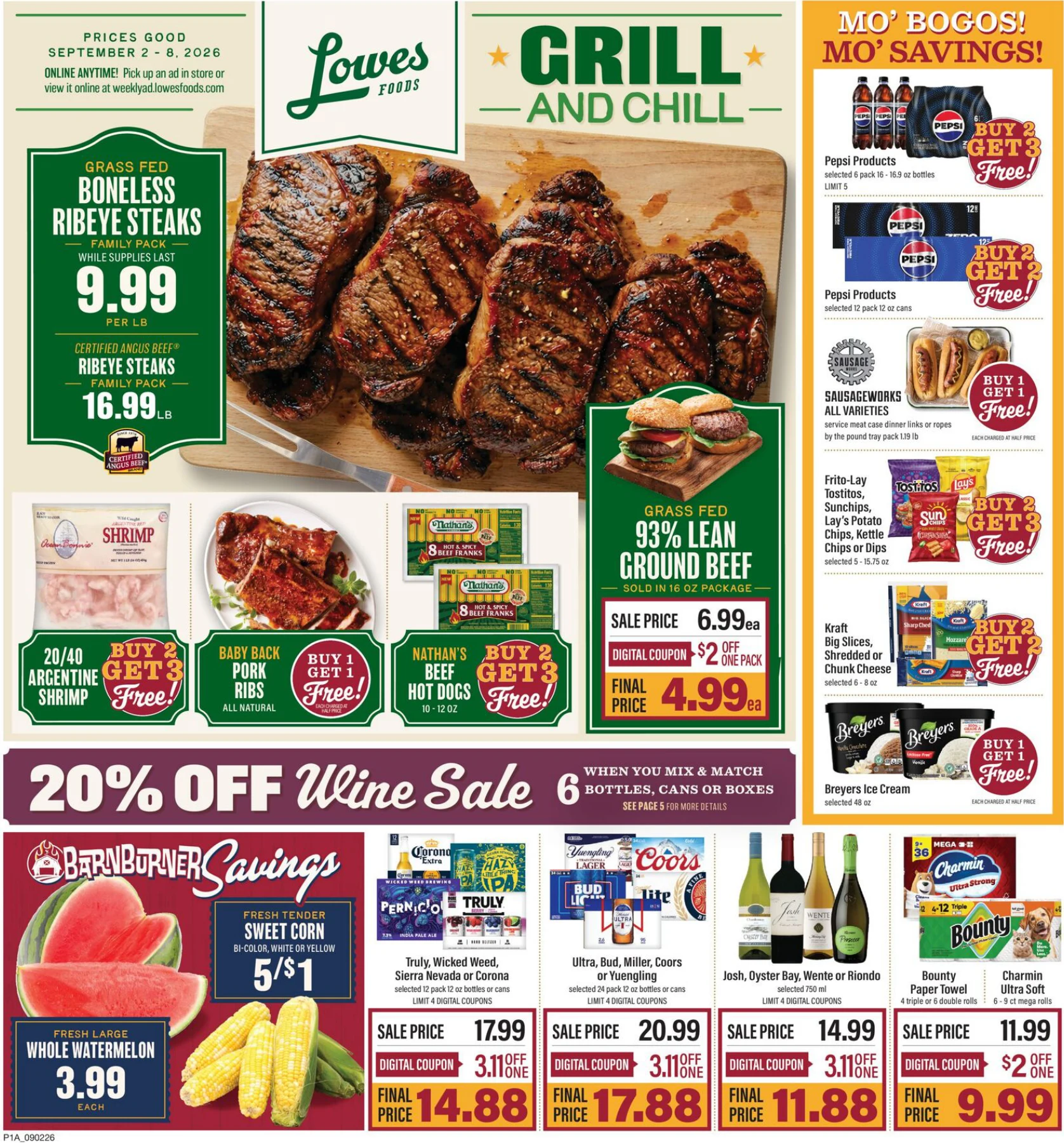 Lowes Foods Weekly Ad - Page 1