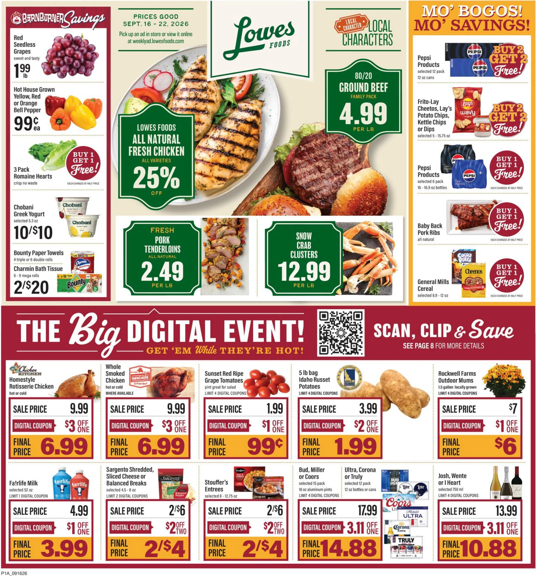 Lowes Foods Weekly Ad - Page 1