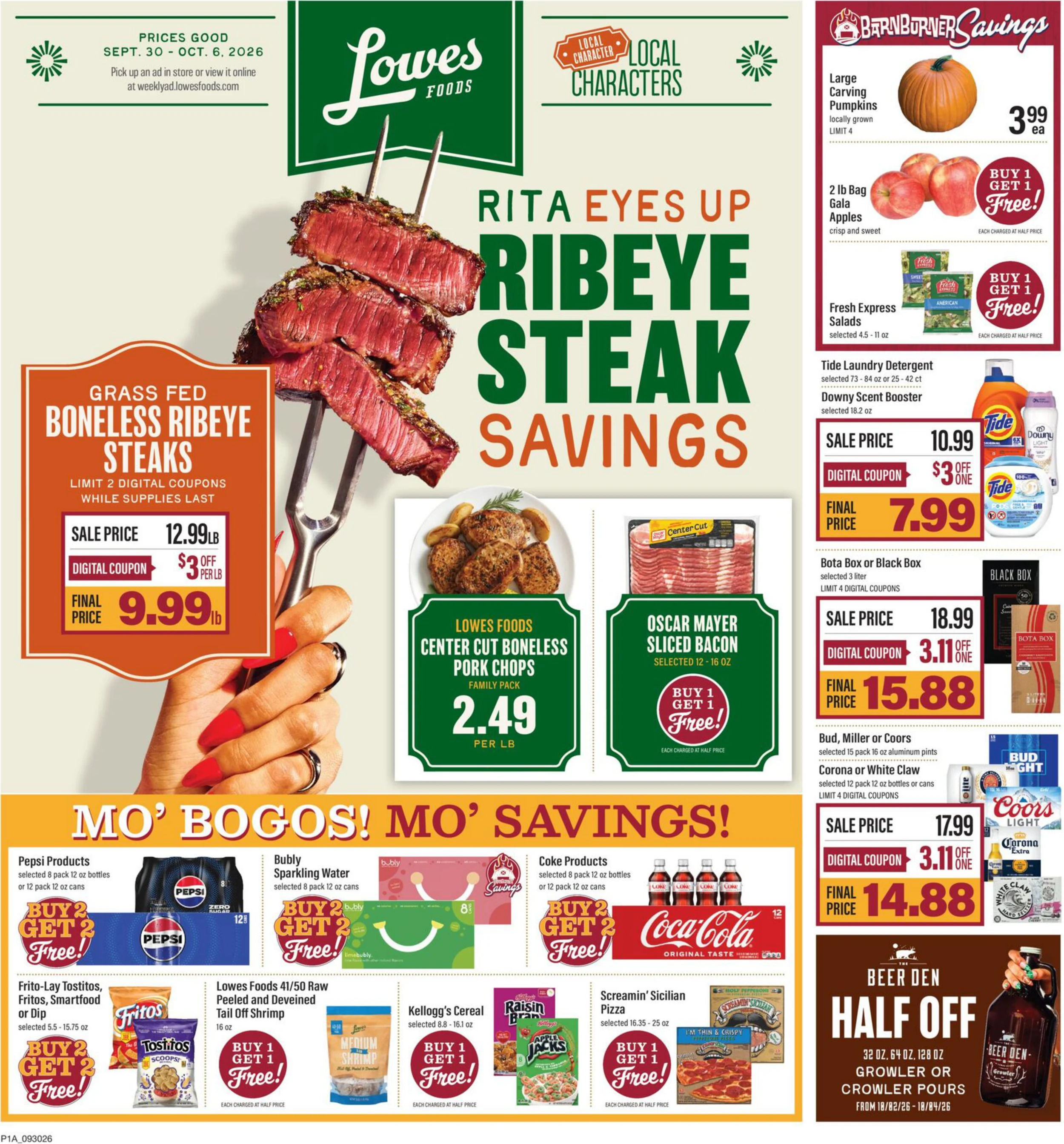 Lowes Foods Weekly Ad - Page 1