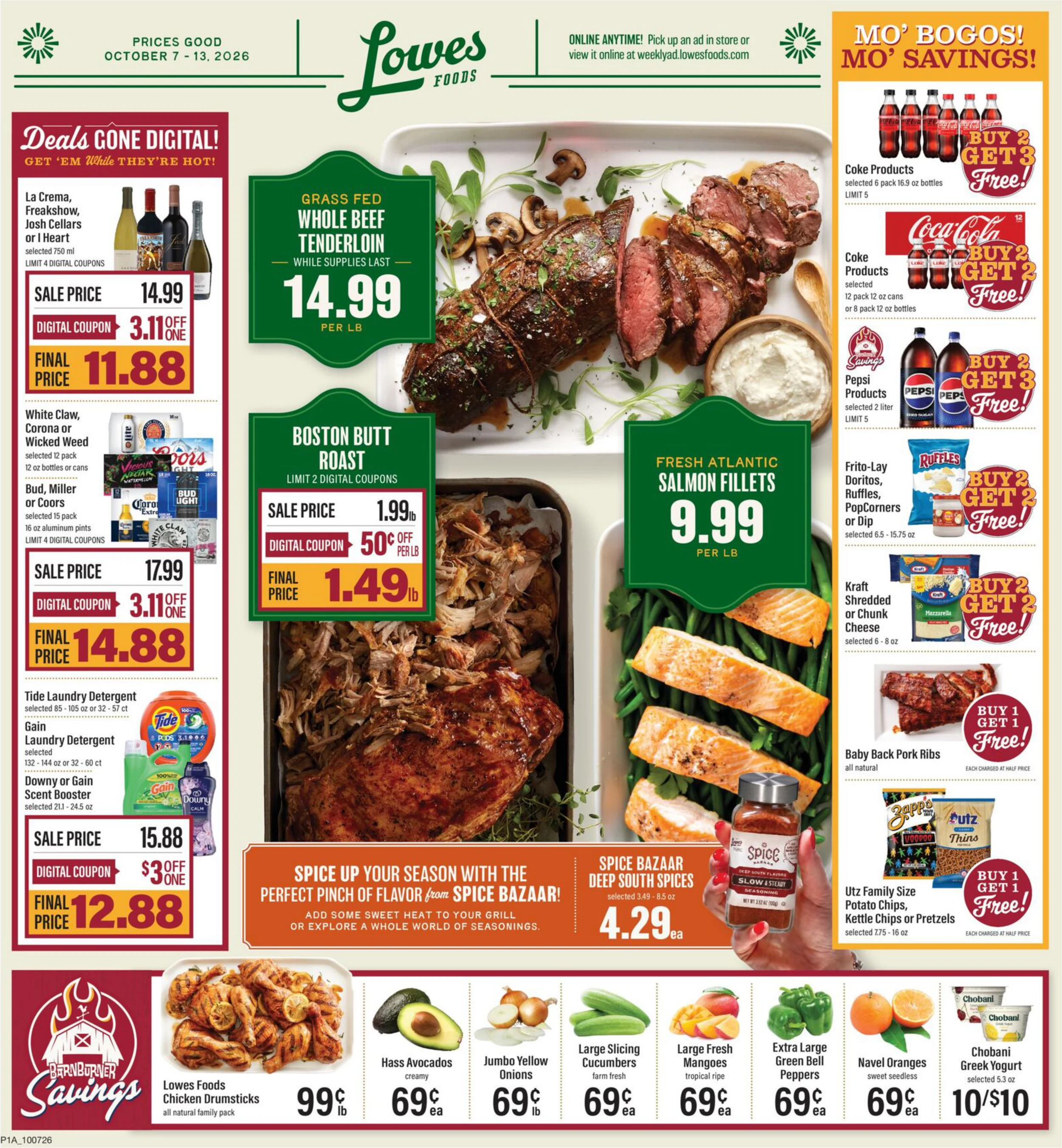 Lowes Foods Weekly Ad - Page 1