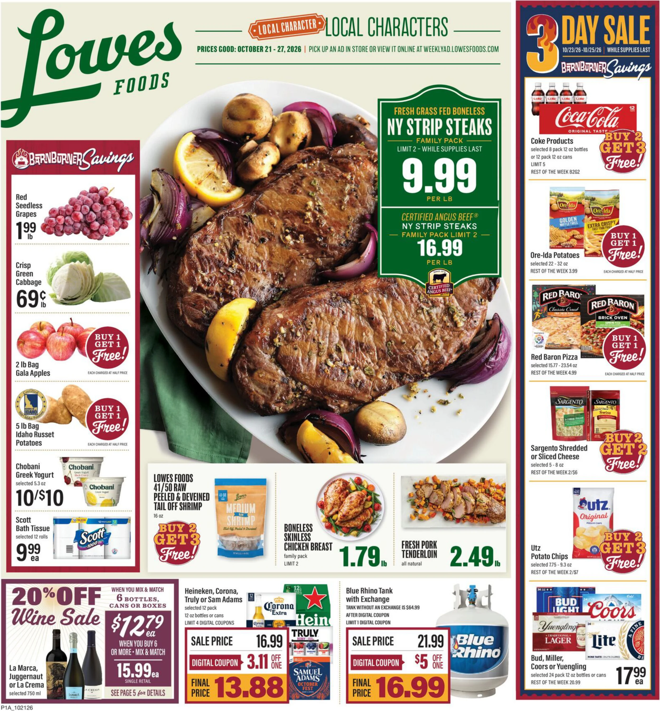 Lowes Foods Weekly Ad - Page 1