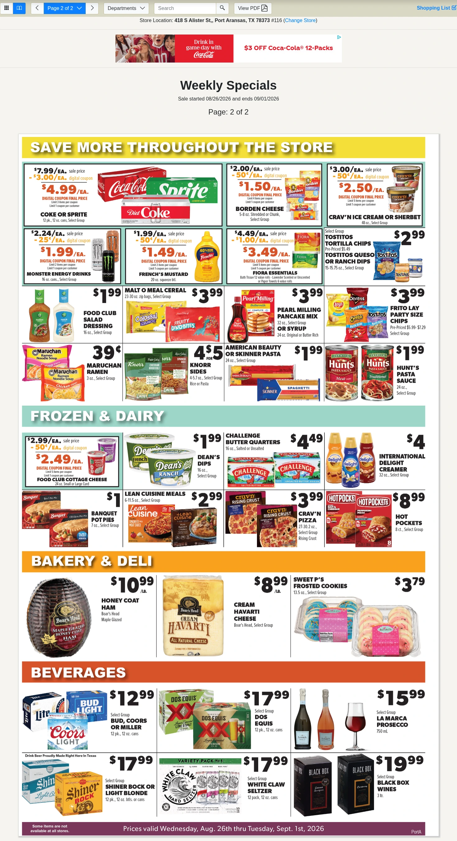 Lowe's Market Port Aransas Weekly Specials - Page 2