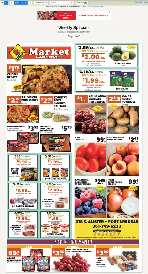 Weekly Specials
