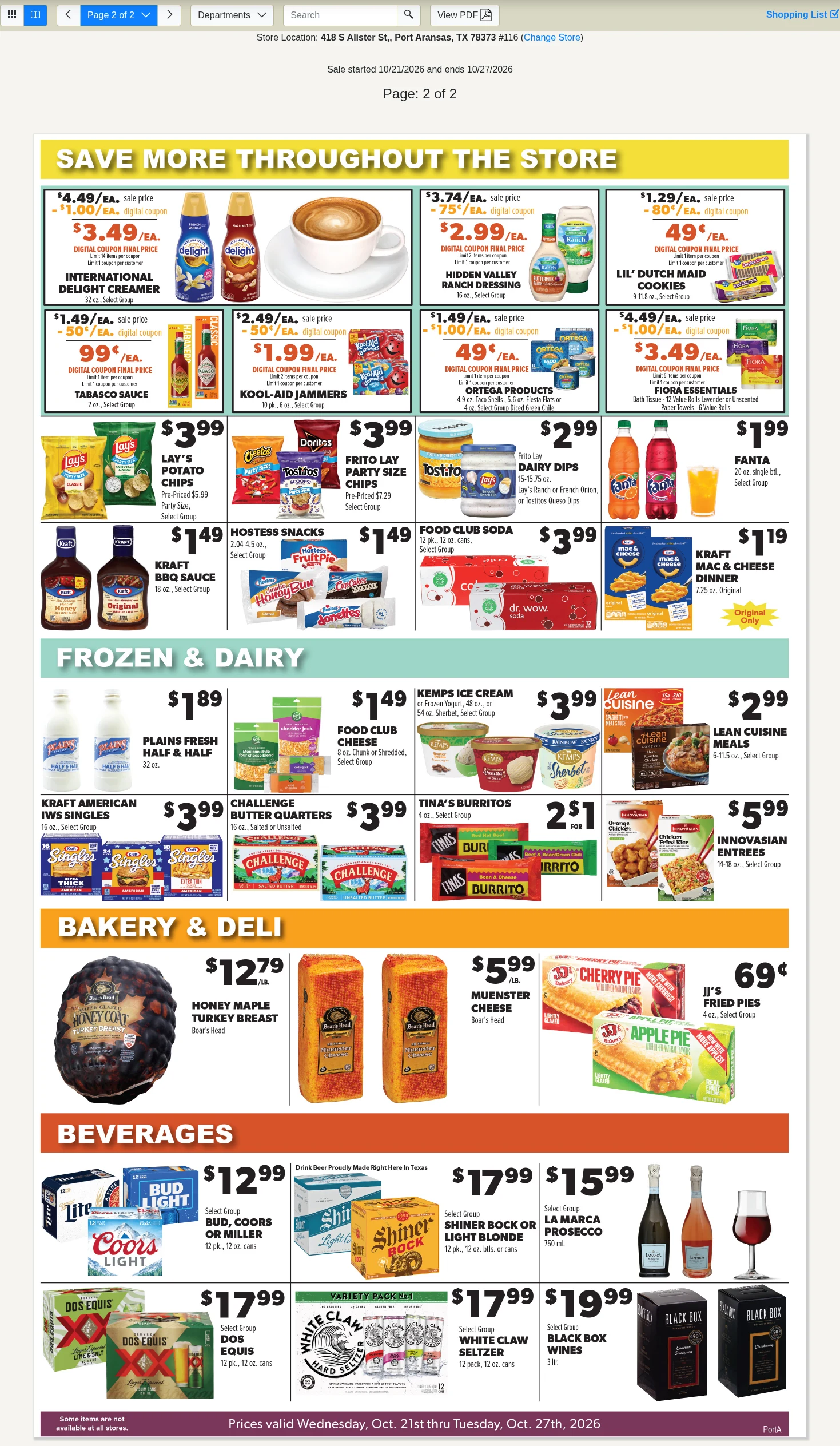 Lowe's Market Port Aransas Weekly Specials - Page 2