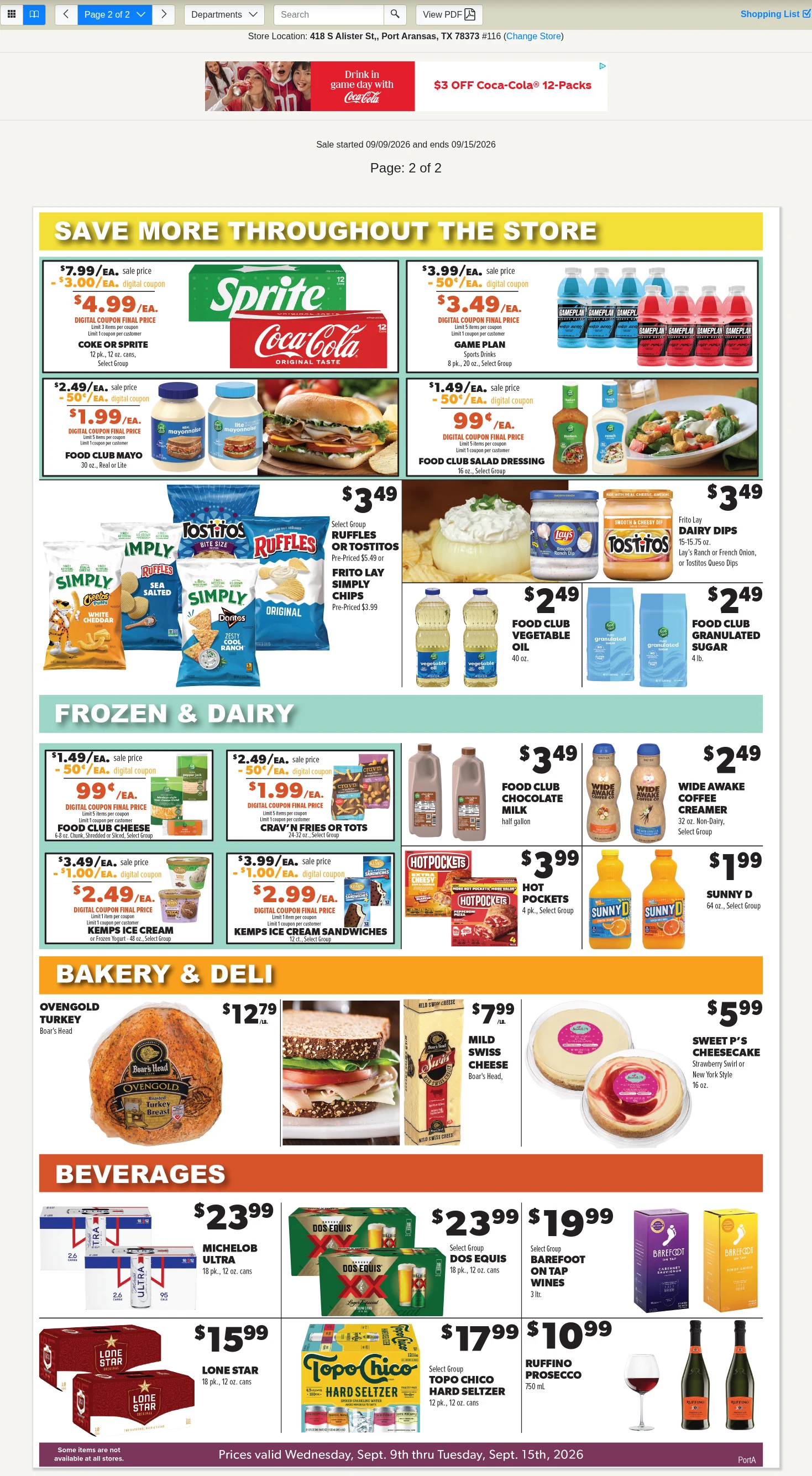 Lowe's Market Port Aransas Weekly Specials - Page 2