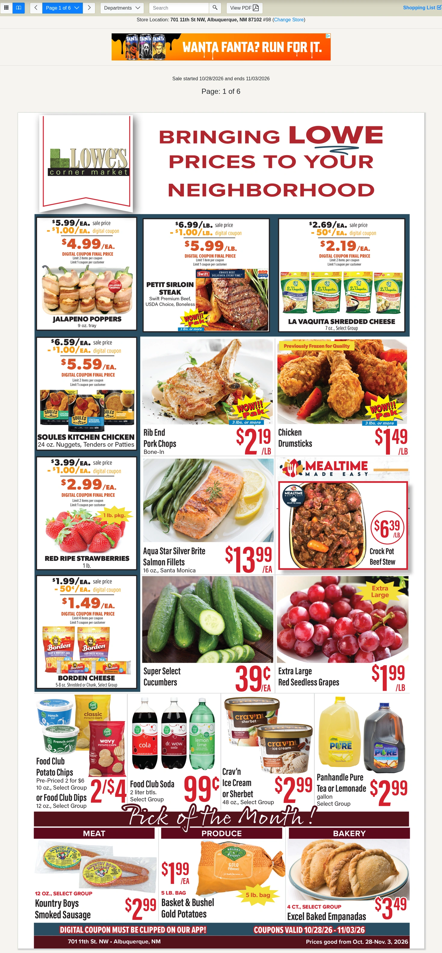 Lowe's Market Signature Weekly Specials - Page 1