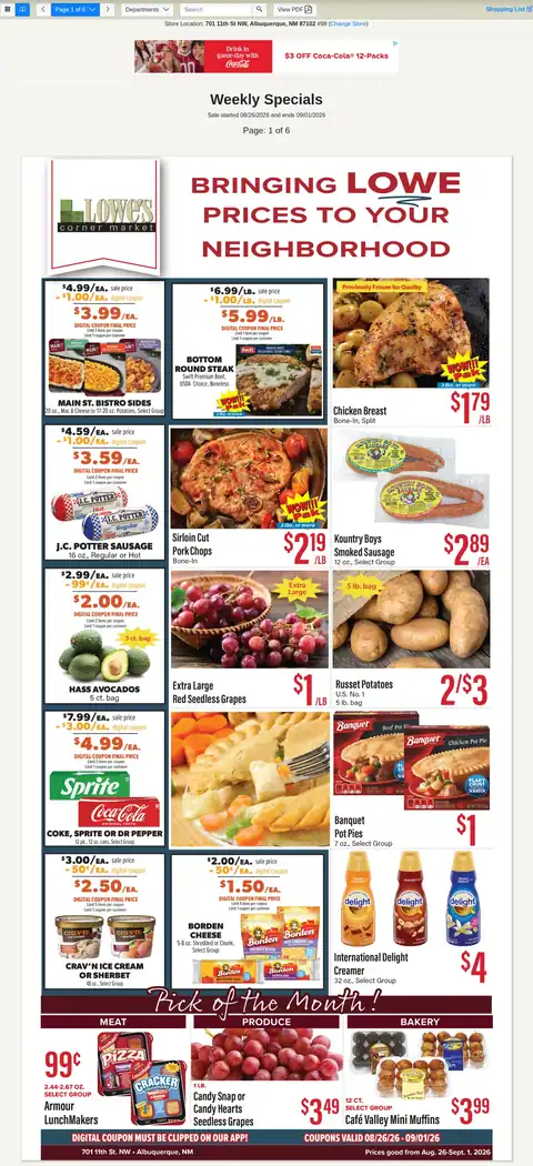 Weekly Specials