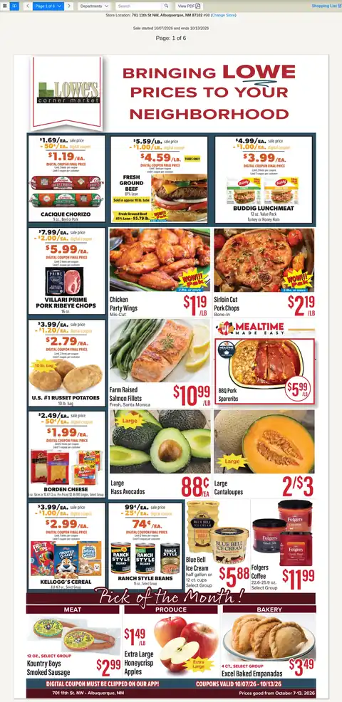 Weekly Specials